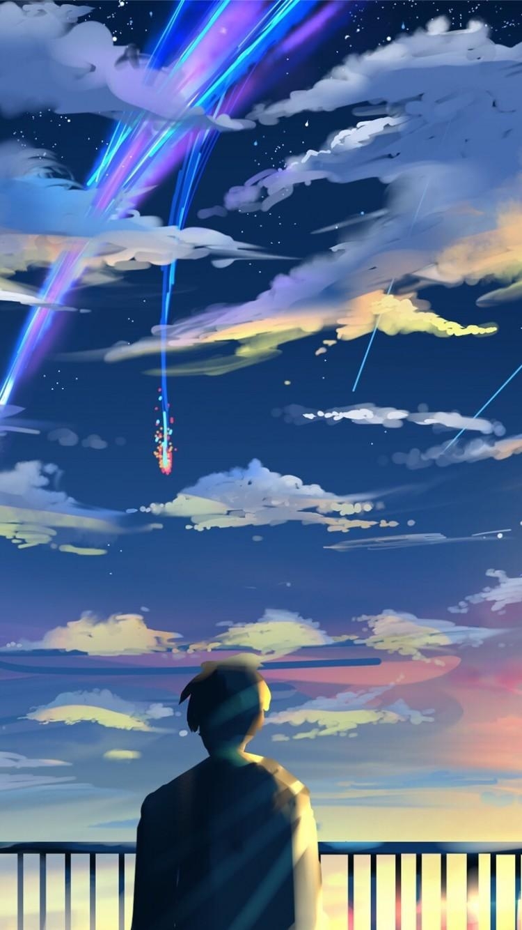 750x1340 Kimi No Na Wa Wallpaper iPhone, Phone