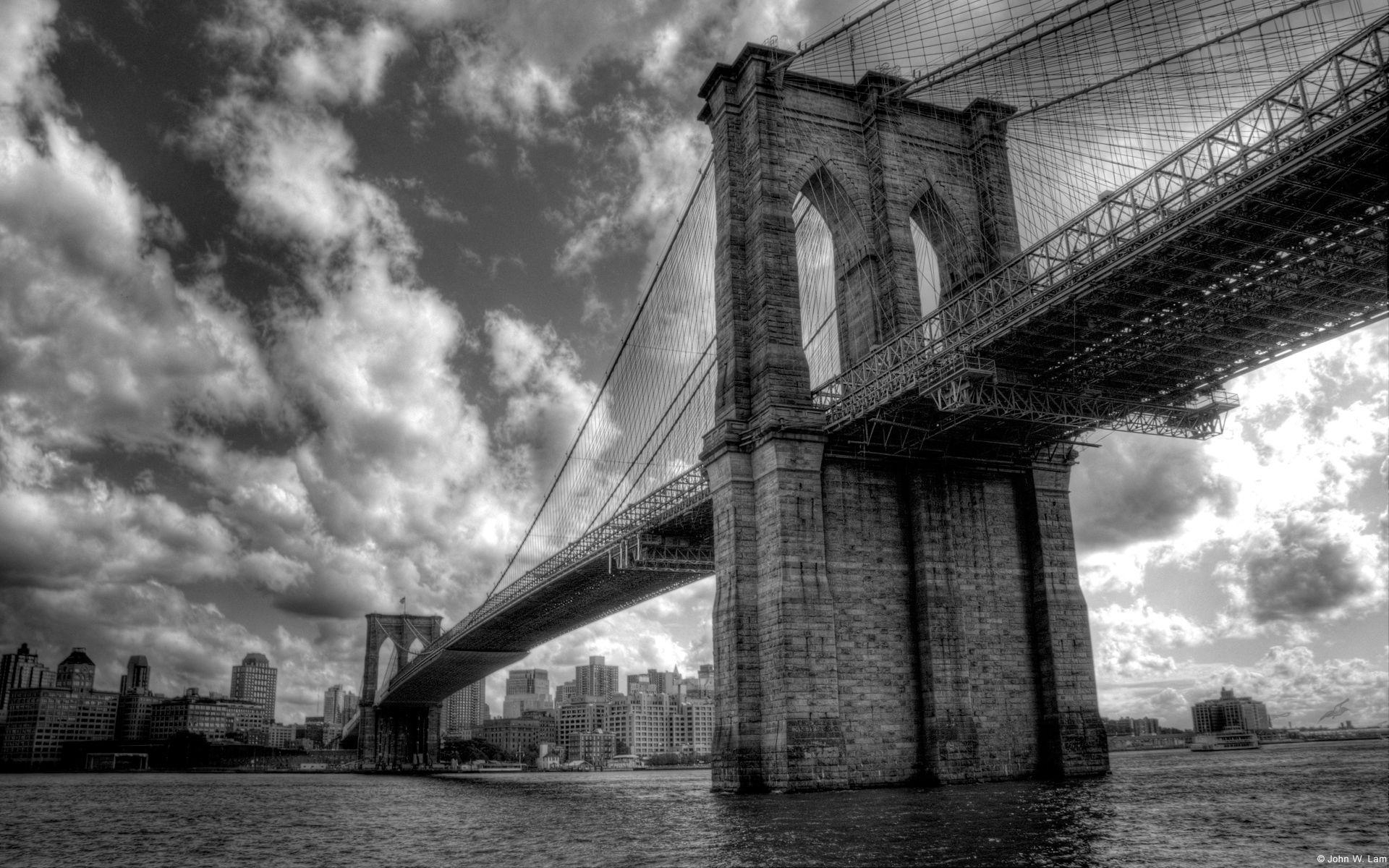 1920x1200 Brooklyn Bridge. Wallpaper courtesy of Microsoft. photography, Desktop