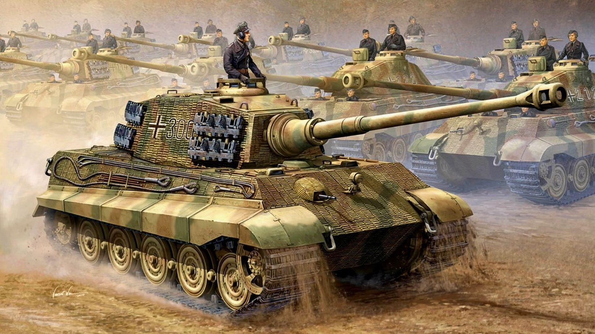 1920x1080 King Tiger Tank Wallpaper, Desktop