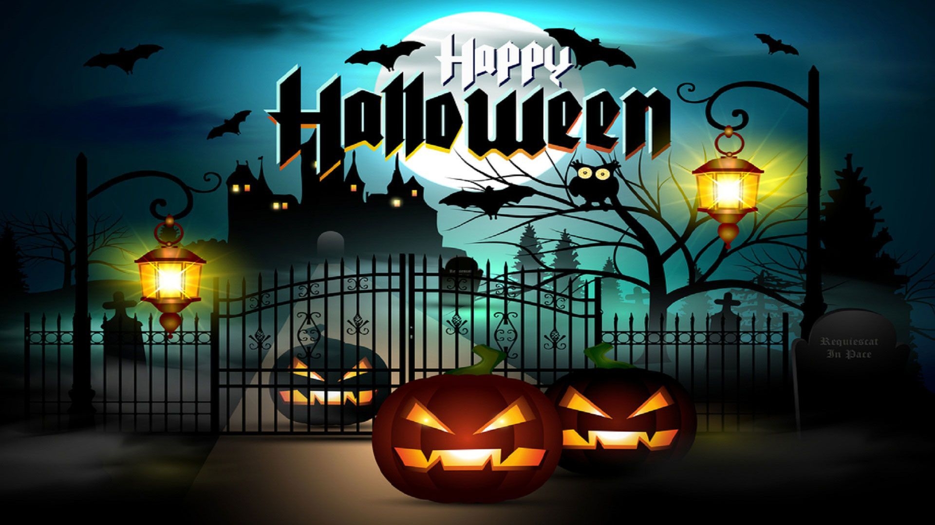 1920x1080 Happy Halloween 2019: Image, HD Picture, Photo, GIF, Whatsapp DP for 31st October 2019, Desktop