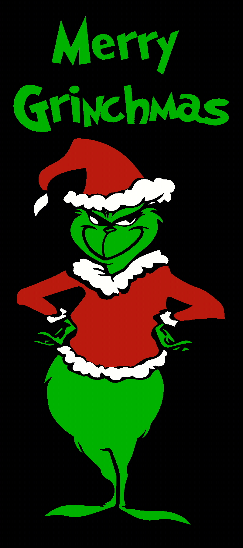 800x1800 Merry Grinchmas- Reusable Plastic Stencil, Sign Stencil, Phone