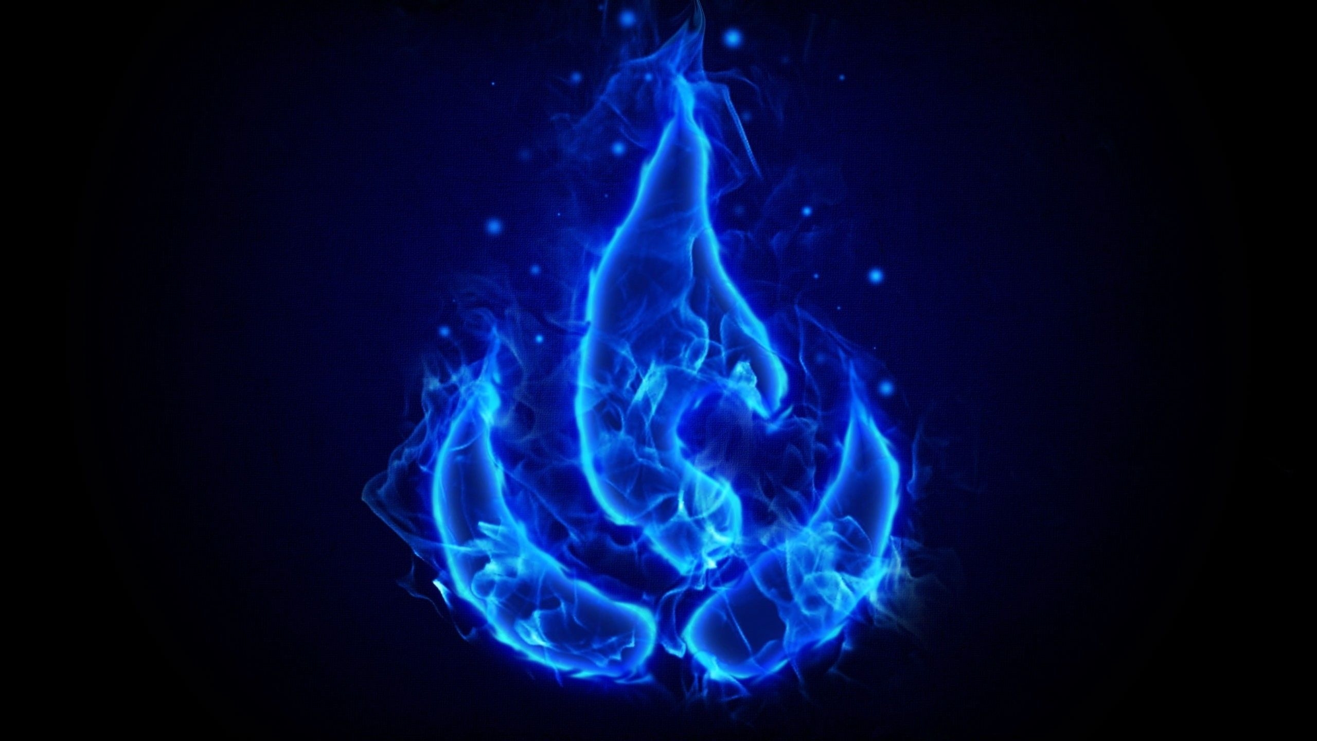 2560x1440 Cool Blue Fire Wallpaper Free Cool Blue Fire Background, Desktop