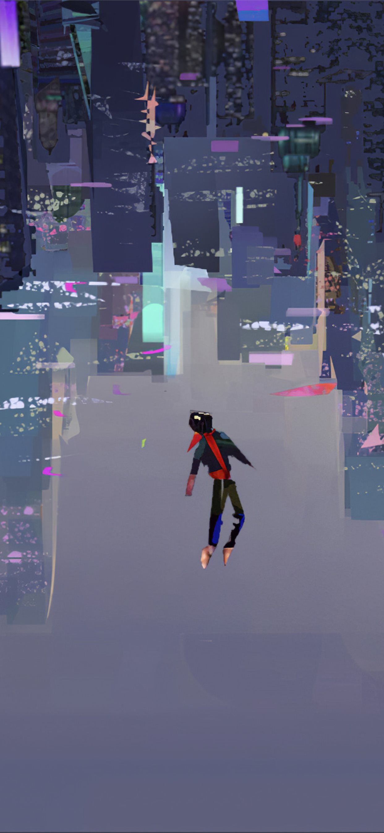 1250x2690 spiderman into the spider verse art 4k iPhone X Wallpaper Free Download, Phone