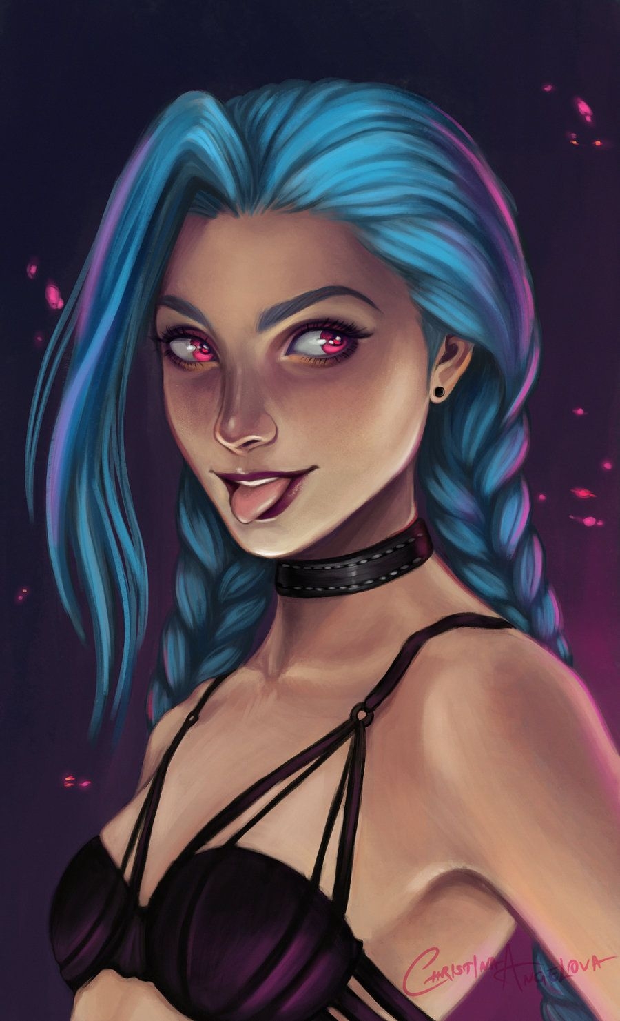 900x1490 Jinx Fan Art, Phone