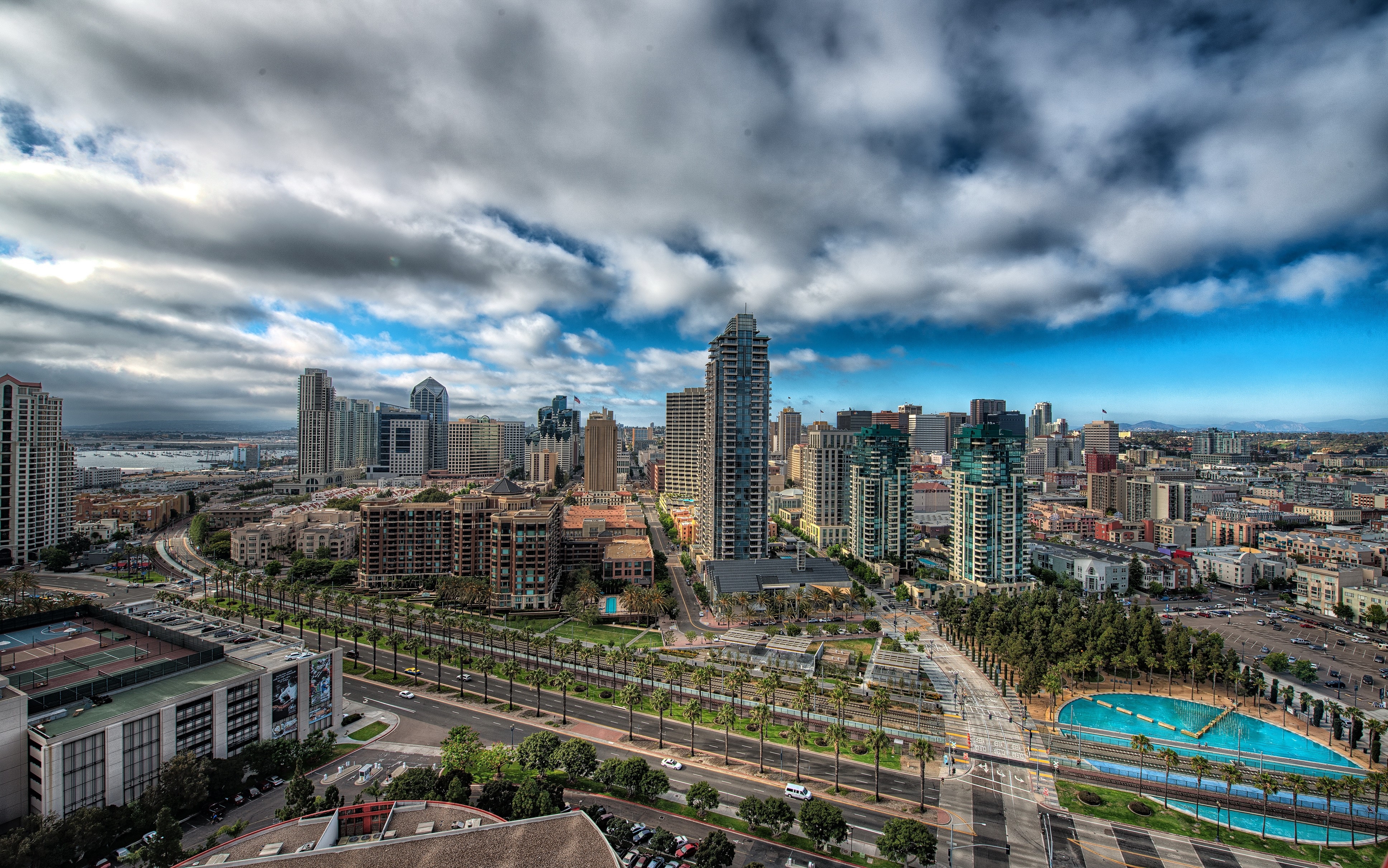 3880x2430 4K, USA, Houses, California, San Diego, HDR Gallery HD Wallpaper, Desktop