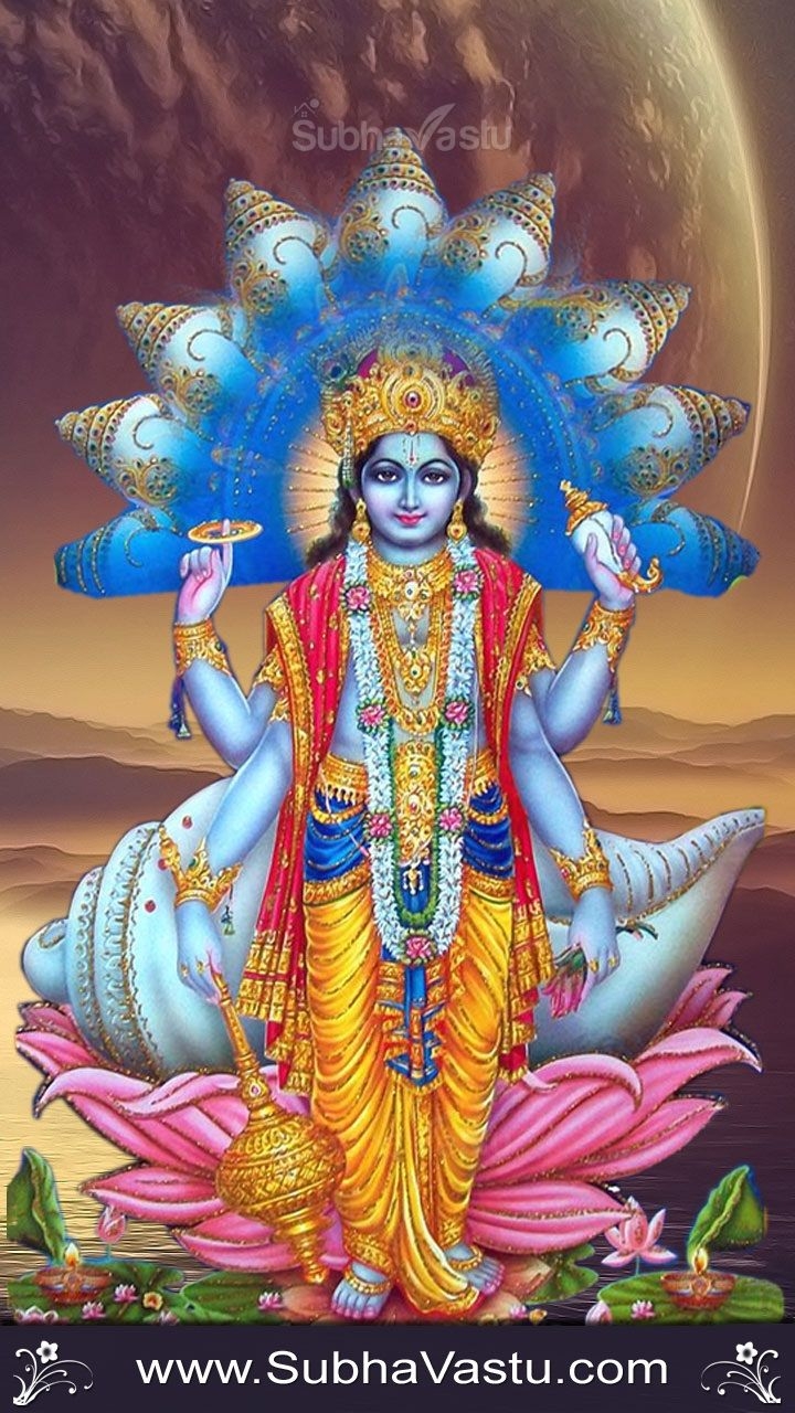 720x1280 Subhavastu God Desktop Mobile Wallpaper: Vishnu: MahaVishnu Mobile Wallpaper_423, Phone