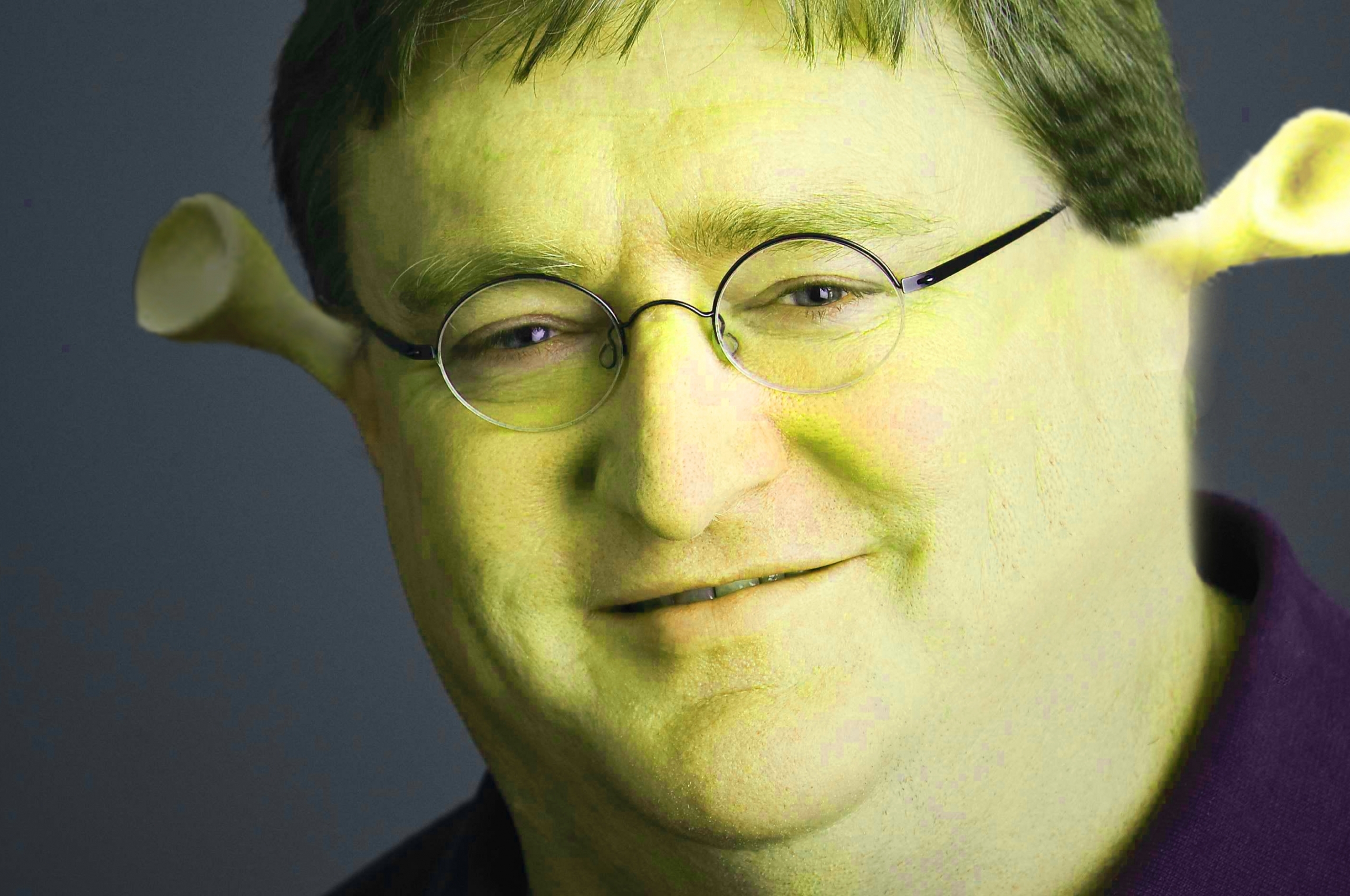 2560x1700 Free download TIL Gaben is related to Shrek and Dank Memes, Desktop