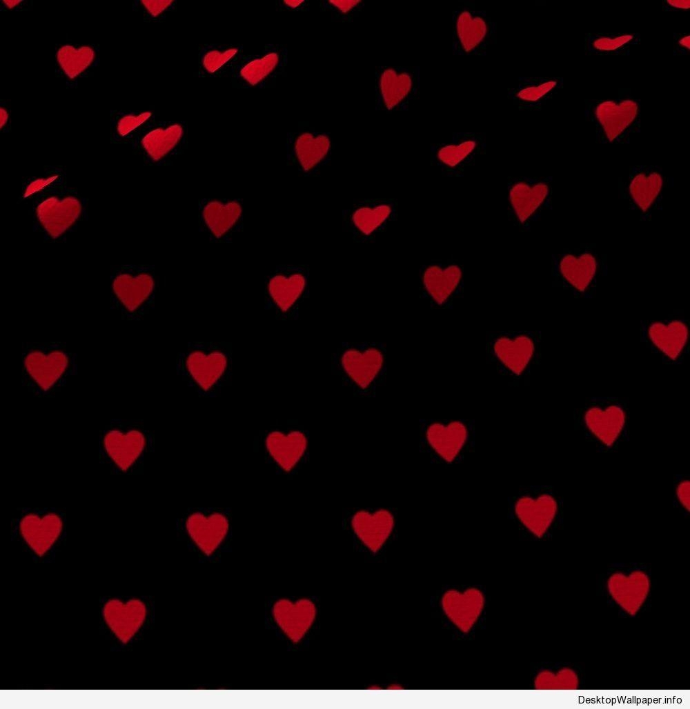 1000x1030 black and red heart wallpaper /black, Phone