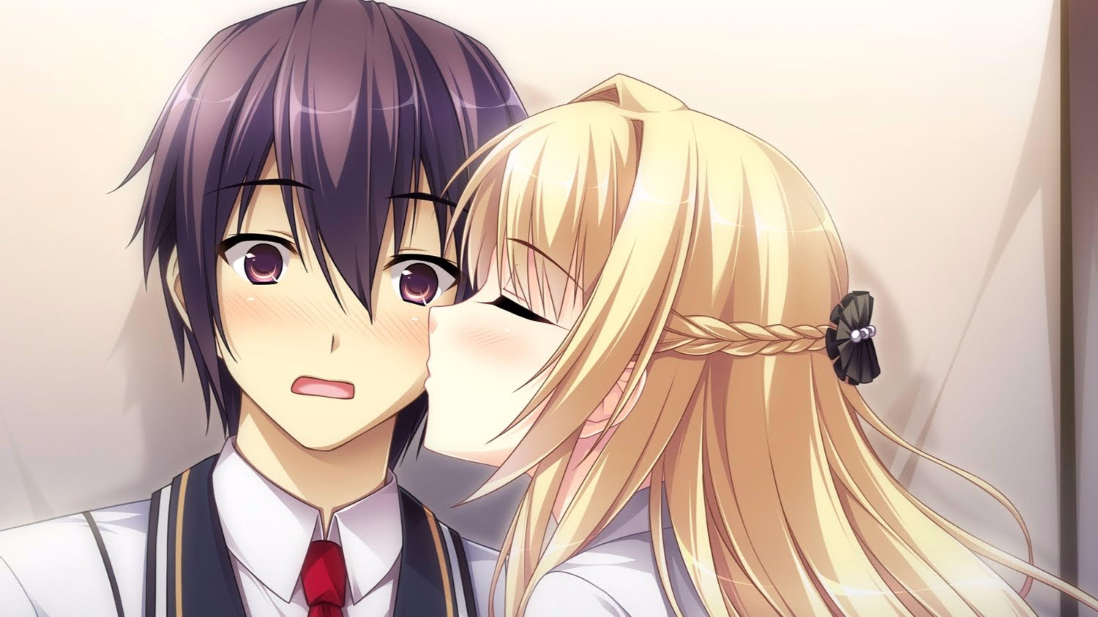 3840x2160 Anime Kiss Wallpaper 3840x Anime Romance, HD, Desktop