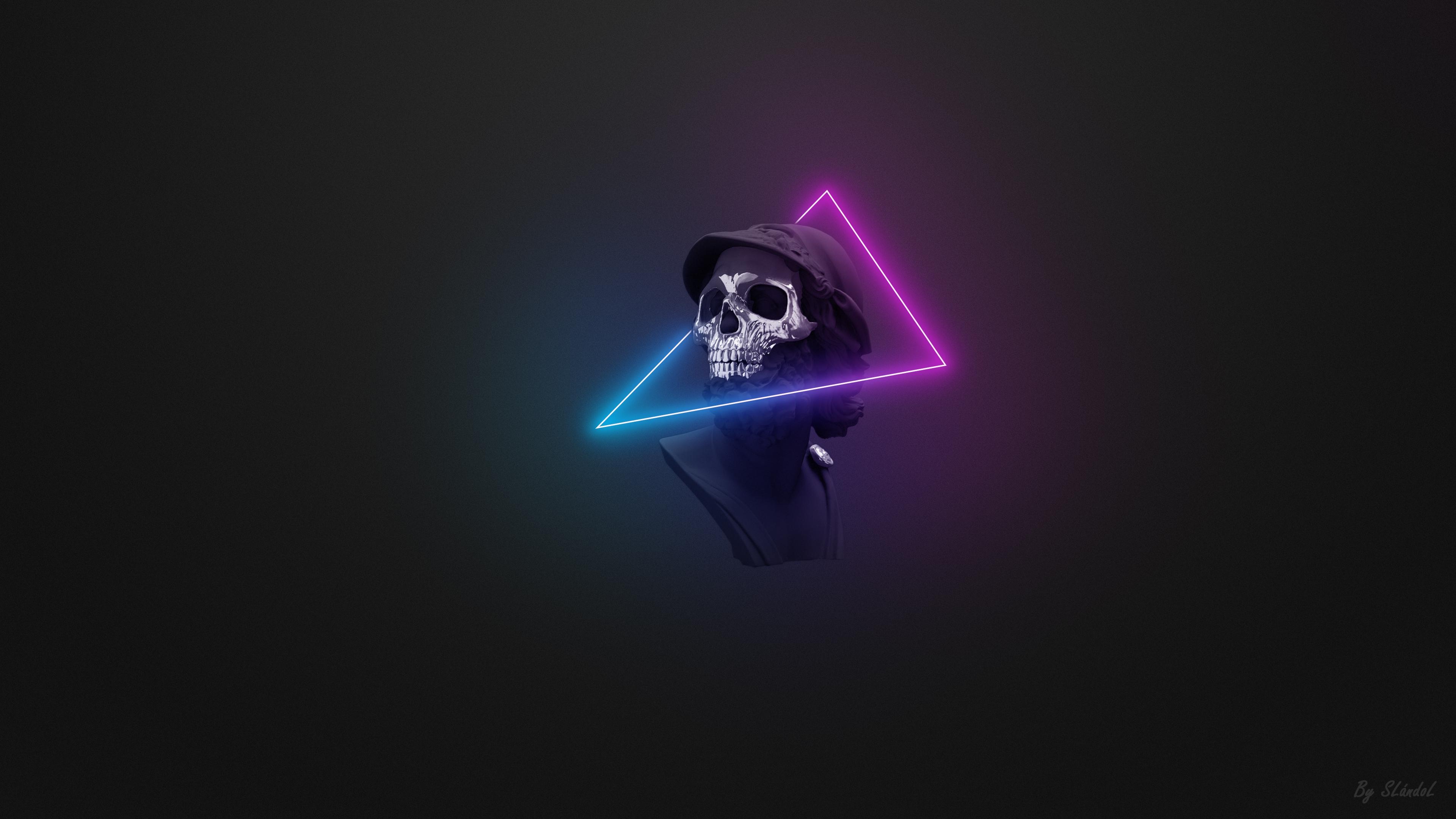 3840x2160 Skull 4K wallpaper for your desktop or mobile screen free and easy to download, Desktop