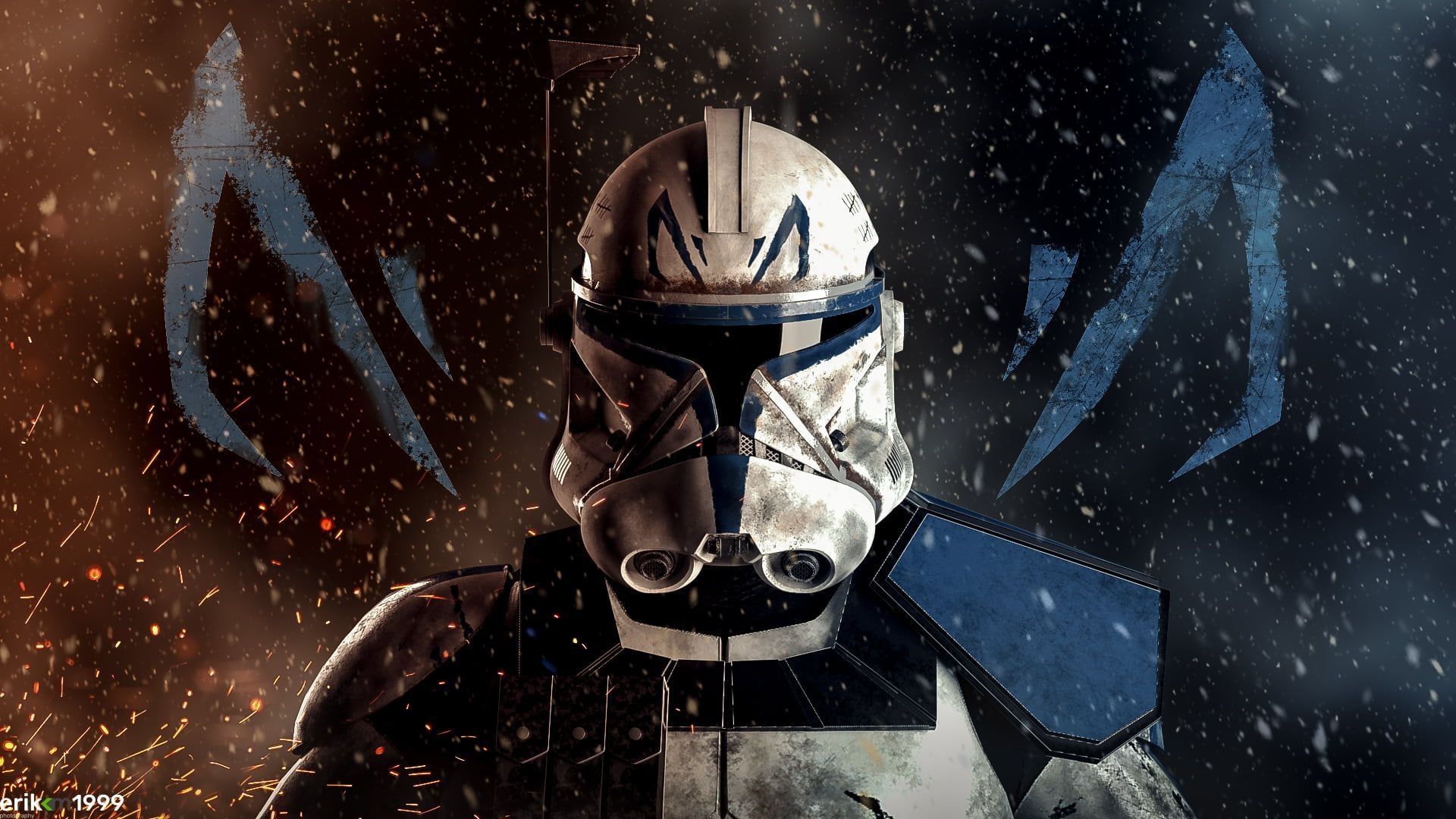 1920x1080 Star Wars Star Wars: The Clone Wars Captain Rex P #wallpaper #hdwallpaper #desktop. Star wars art, Star wars fan art, Star wars wallpaper, Desktop