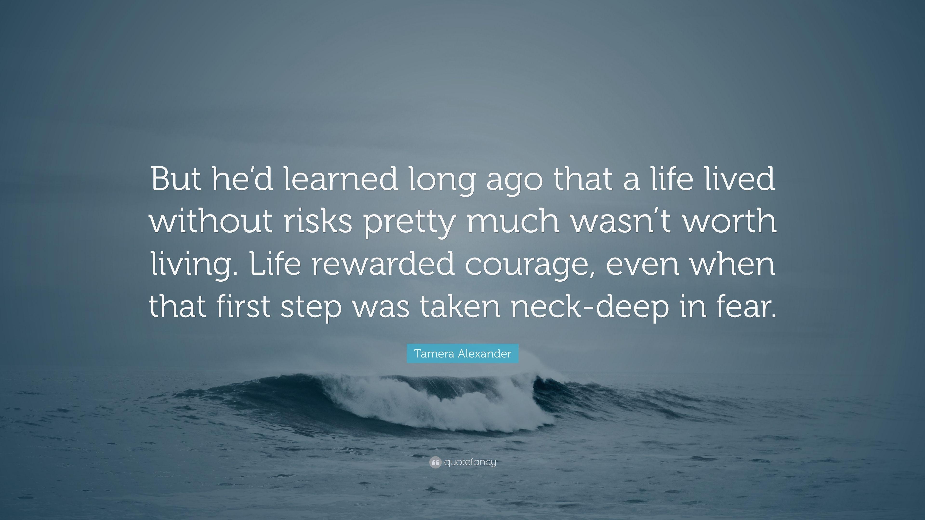 3840x2160 Tamera Alexander Quote: “But he'd learned long ago that a life lived, Desktop