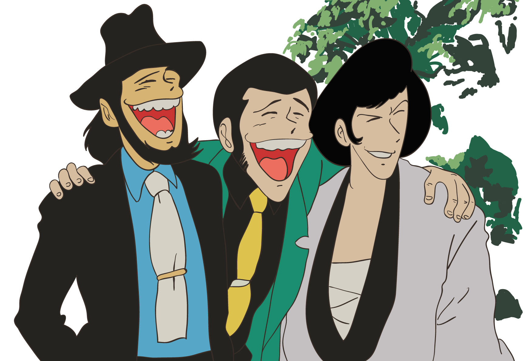 1740x1190 Lupin III Goemon Jigen, Desktop