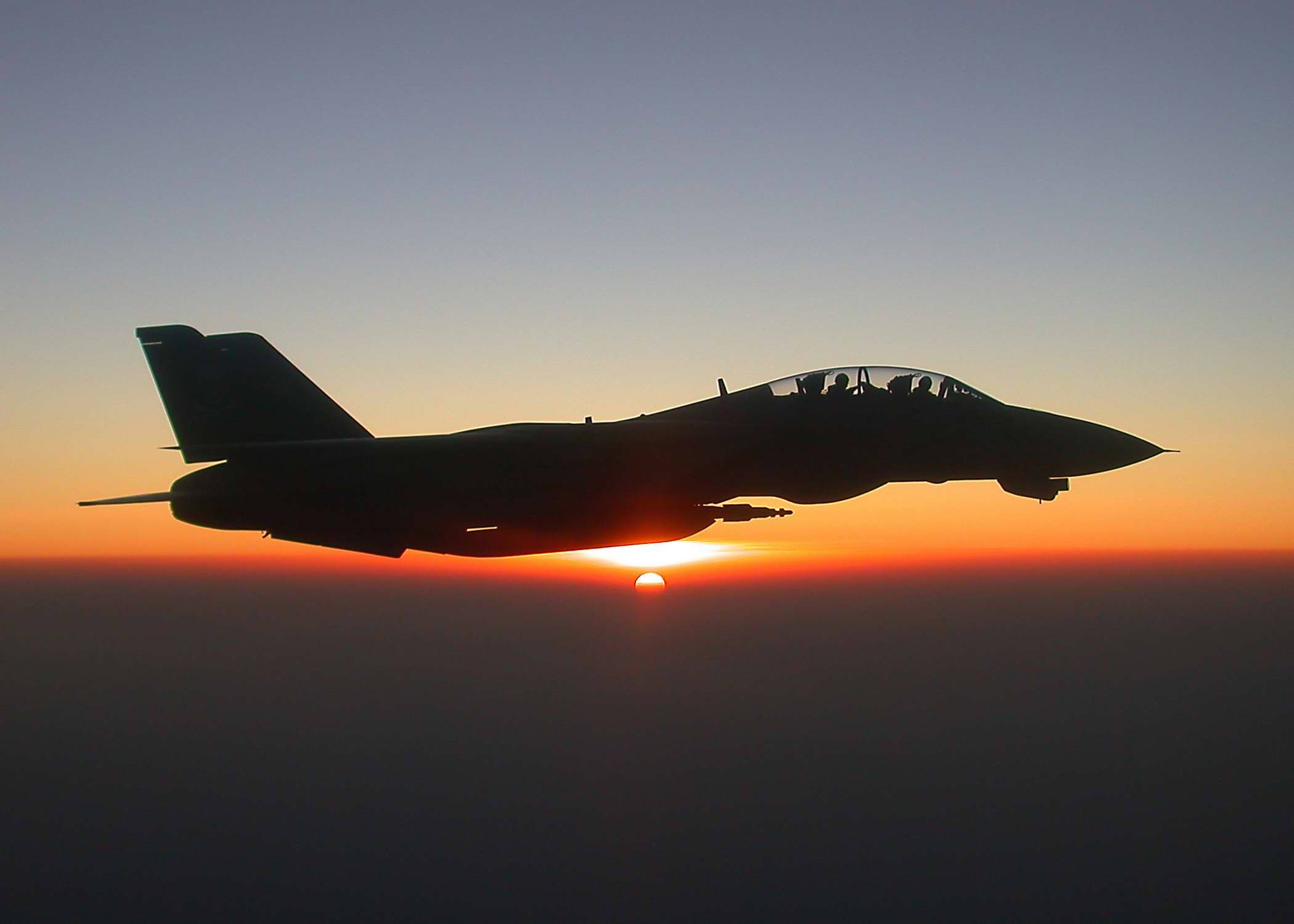 2100x1500 F 14 Tomcat Sunset, Desktop