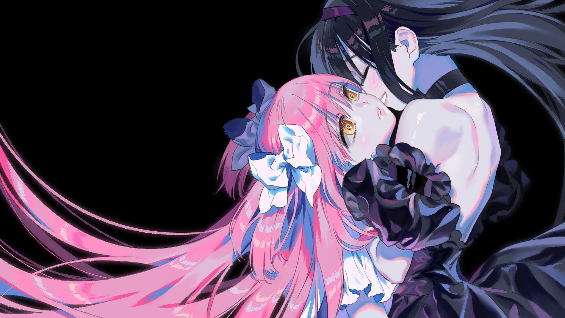 1900x1080 Anime Puella Magi Madoka Magica Homura Akemi Homura Akuma Madoka Kaname Ultimate Madoka P #wallpaper. Modoka magica, Madoka magica, Puella magi madoka magica, Desktop