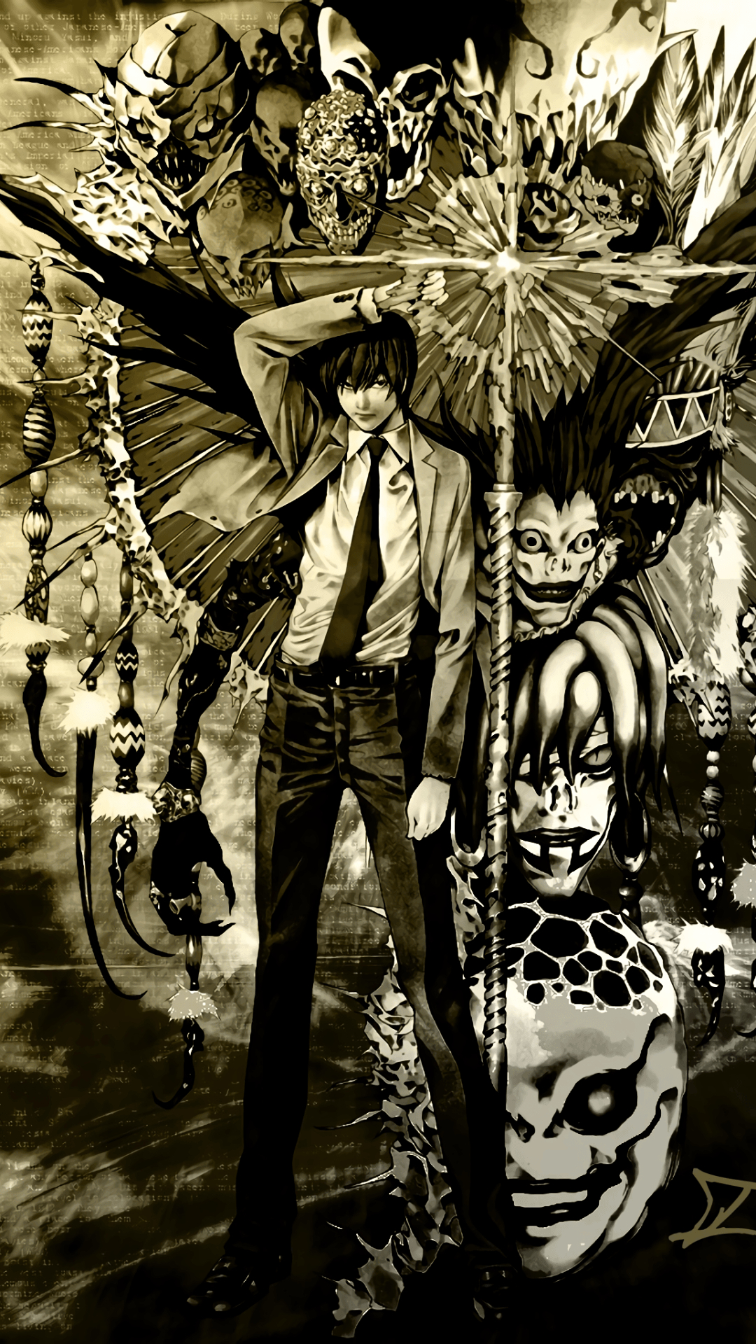 1080x1920 Death Note iPhone Wallpaper Free Death Note iPhone Background, Phone