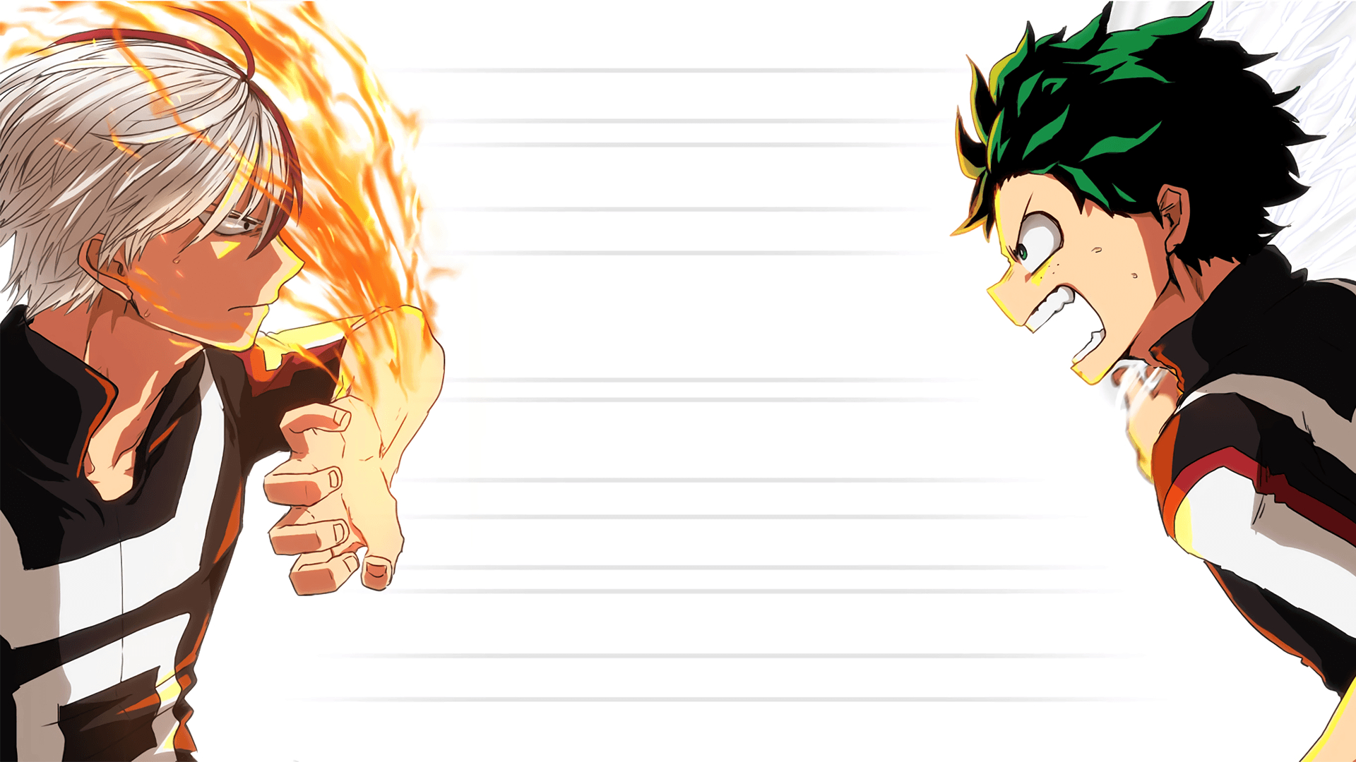 1920x1080 Anime Boku No Hero Academia Izuku Midoriya Shouto Todoroki, Desktop