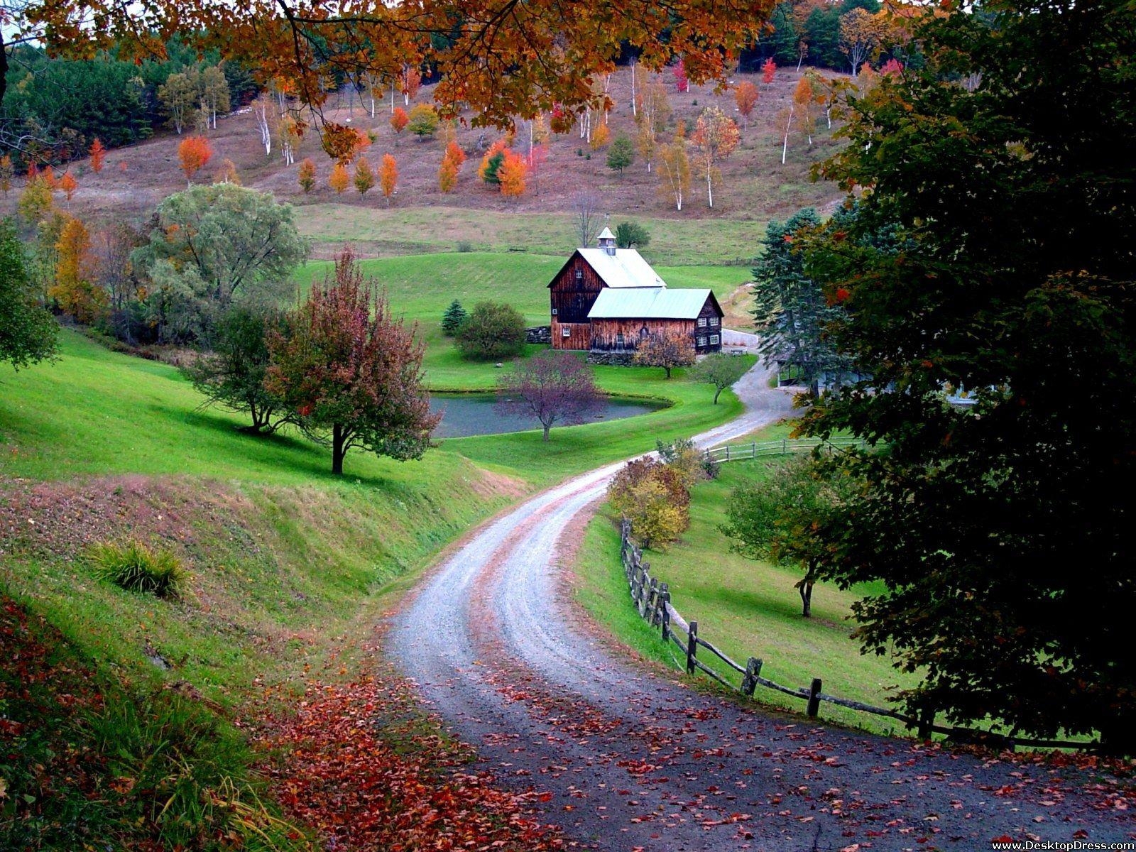 1600x1200 Desktop Wallpaper Natural Background Sleepy Hollow Farm, Desktop