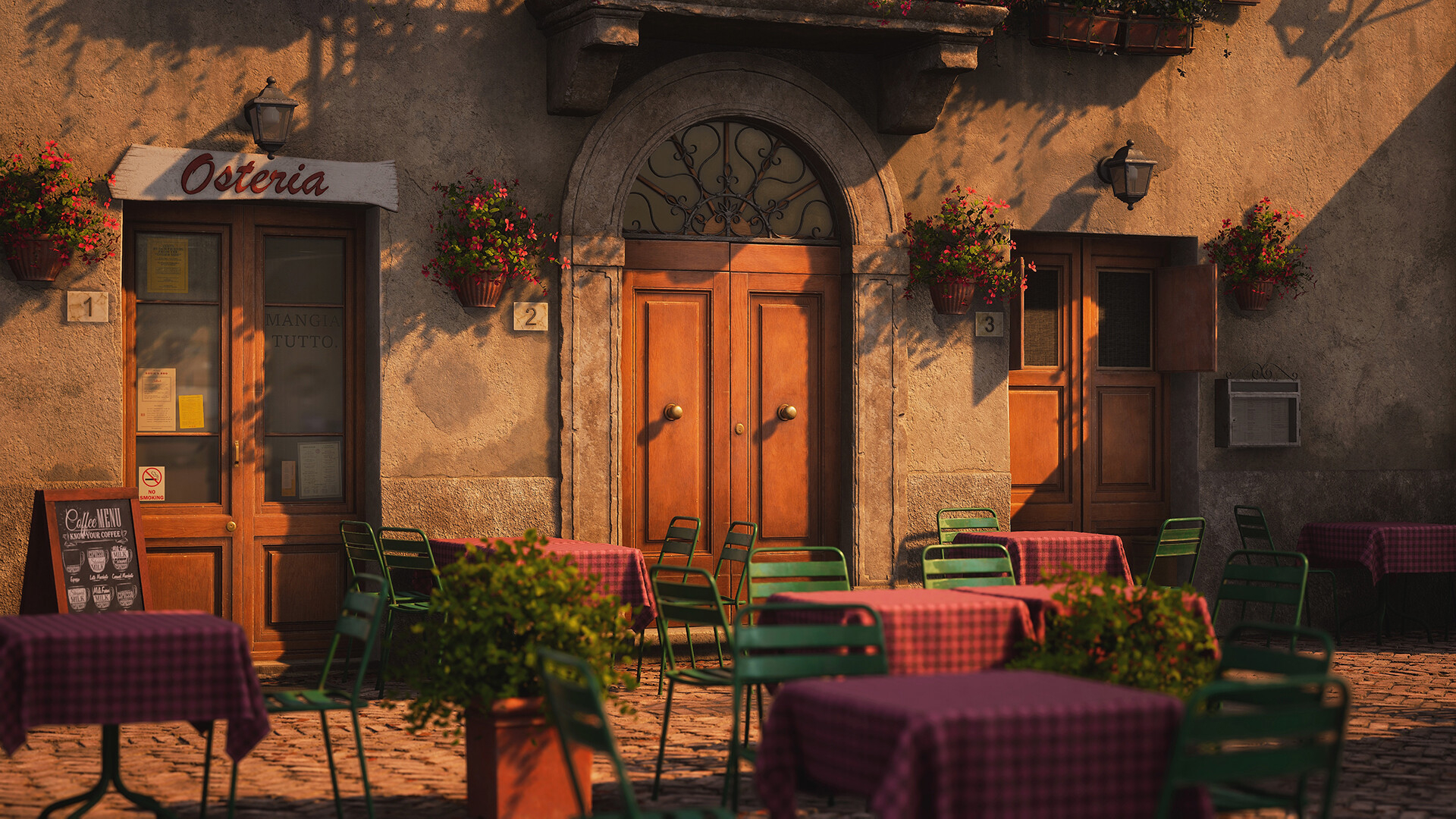 1920x1080 Italian cafe, Desktop