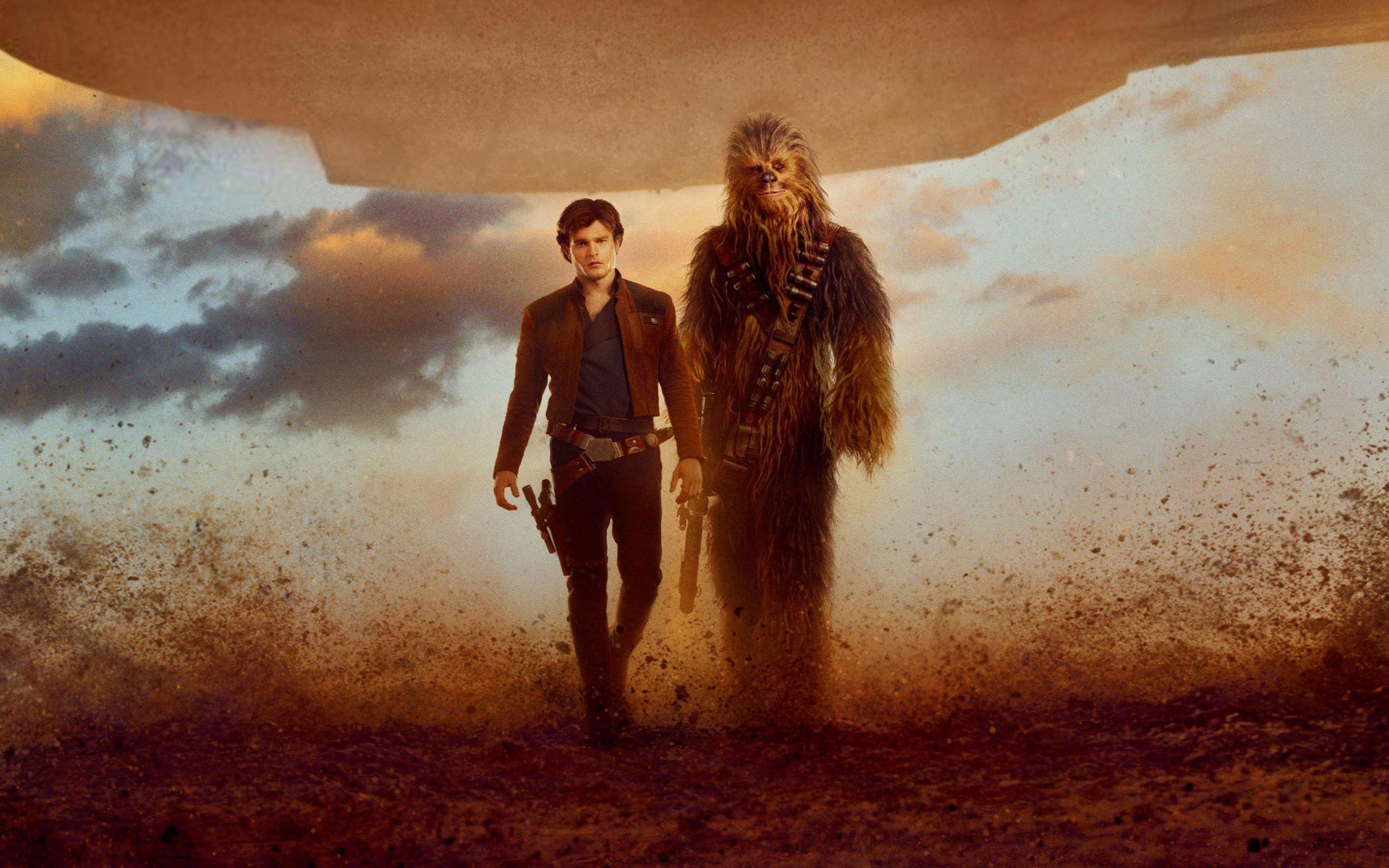 2880x1800 Solo A Star Wars Story Han Solo Chewbacca Wallpaper. HD Wallpaper, Desktop