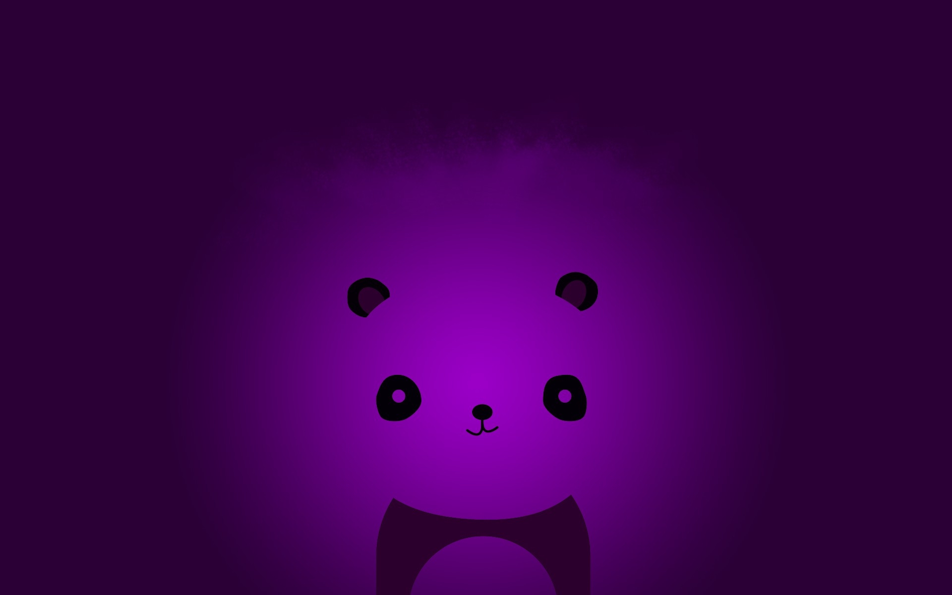 1920x1200 abstract, Minimalistic, Violet, Panda, Bears Wallpaper HD / Desktop and Mobile Background, Desktop