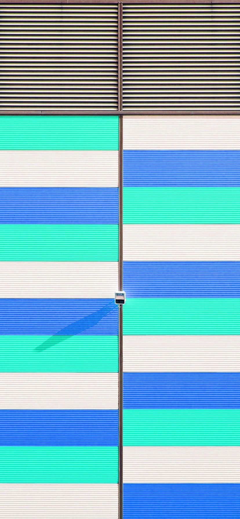 830x1800 iPhone XR Wallpaper Green Blue Purple Hazy Design City Wallpaper HD, Phone