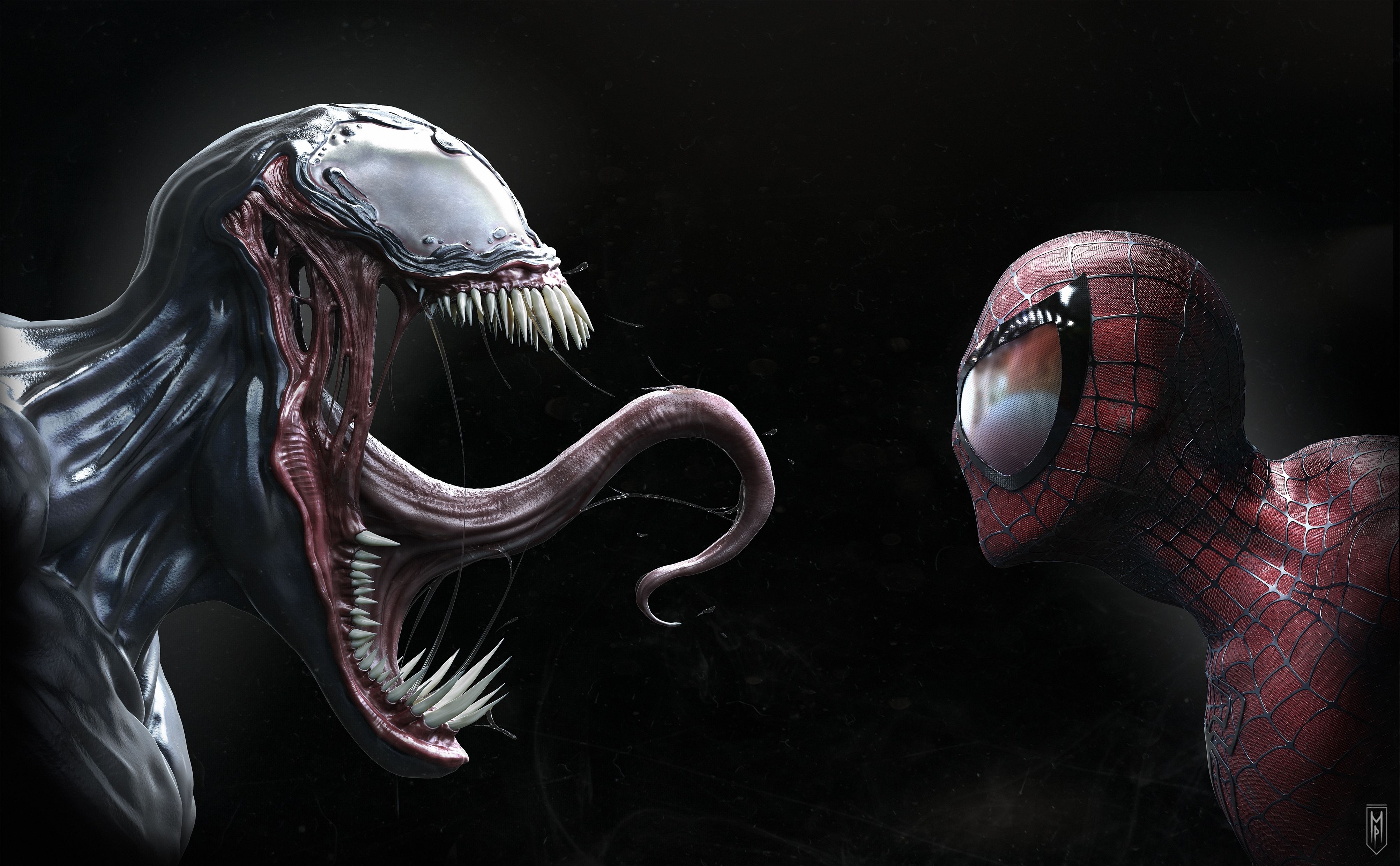 4020x2490 Wallpaper Venom, Spider Man, 4K, Creative Graphics, Desktop