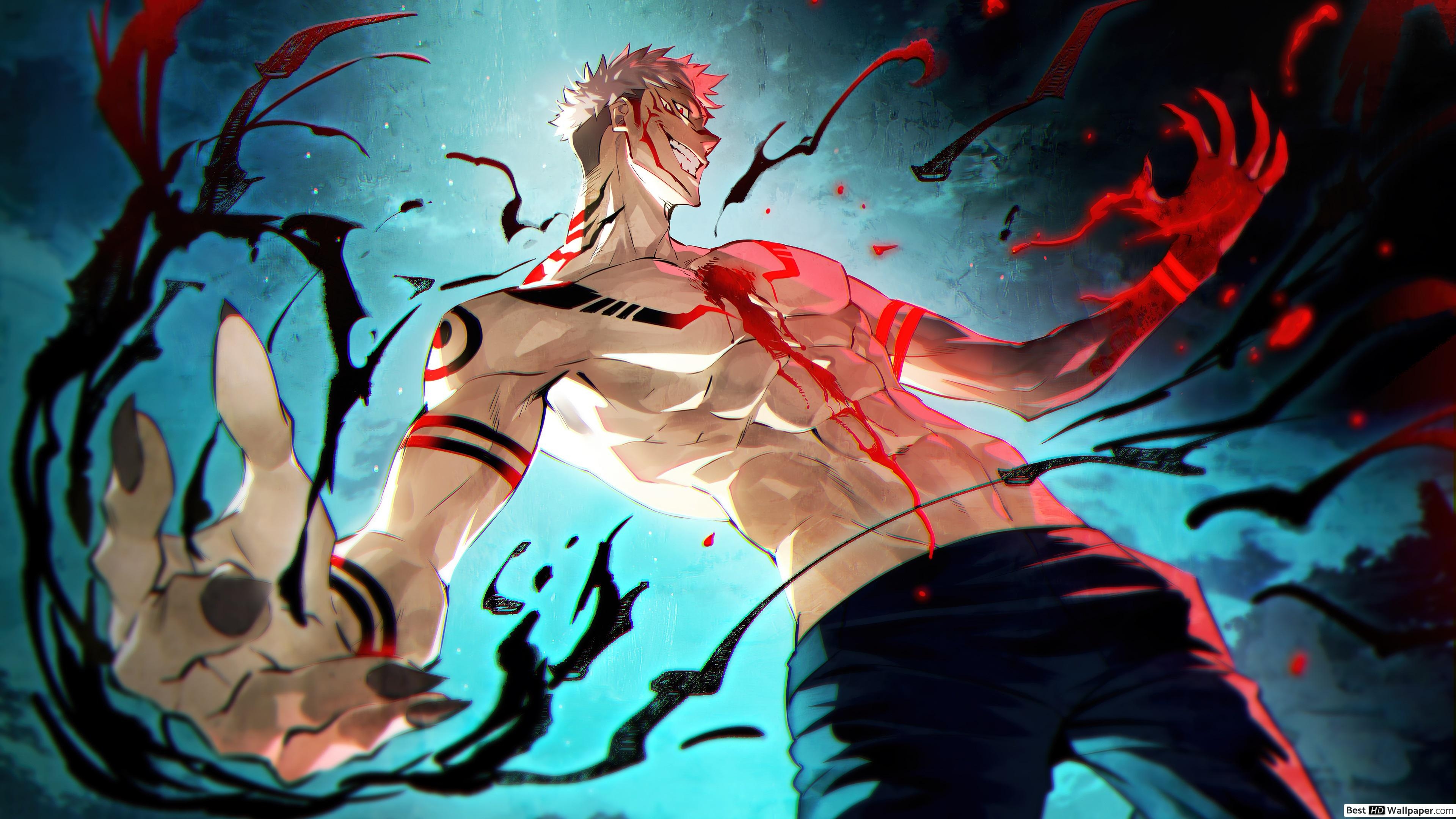 3840x2160 Jujutsu Kaisen Itadori Sukuna HD wallpaper download, Desktop