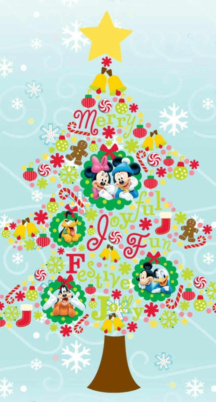 860x1590 ⛄Merry Christmas❤ #Disney. Mickey & Minnie. Disney, Phone