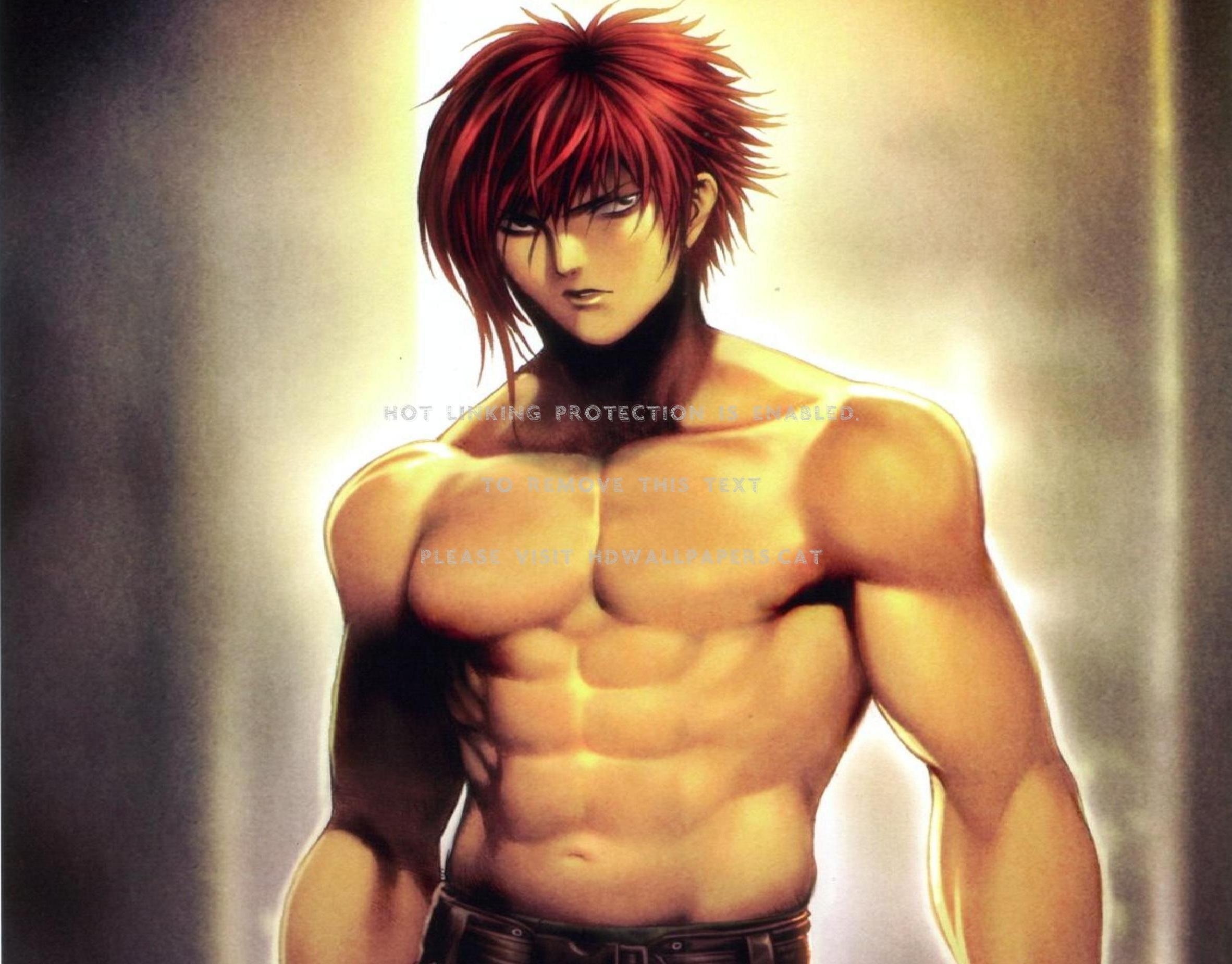 2370x1850 baki the grappler hanma muscles red hair, Desktop