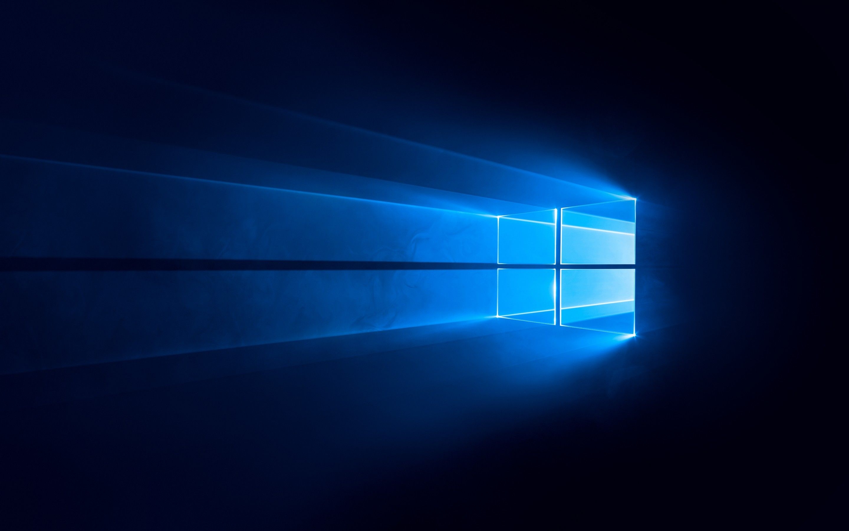 2880x1800 Windows 10 4K Wallpaper, Dark, Blue, 5K, 8K, Technology, Desktop