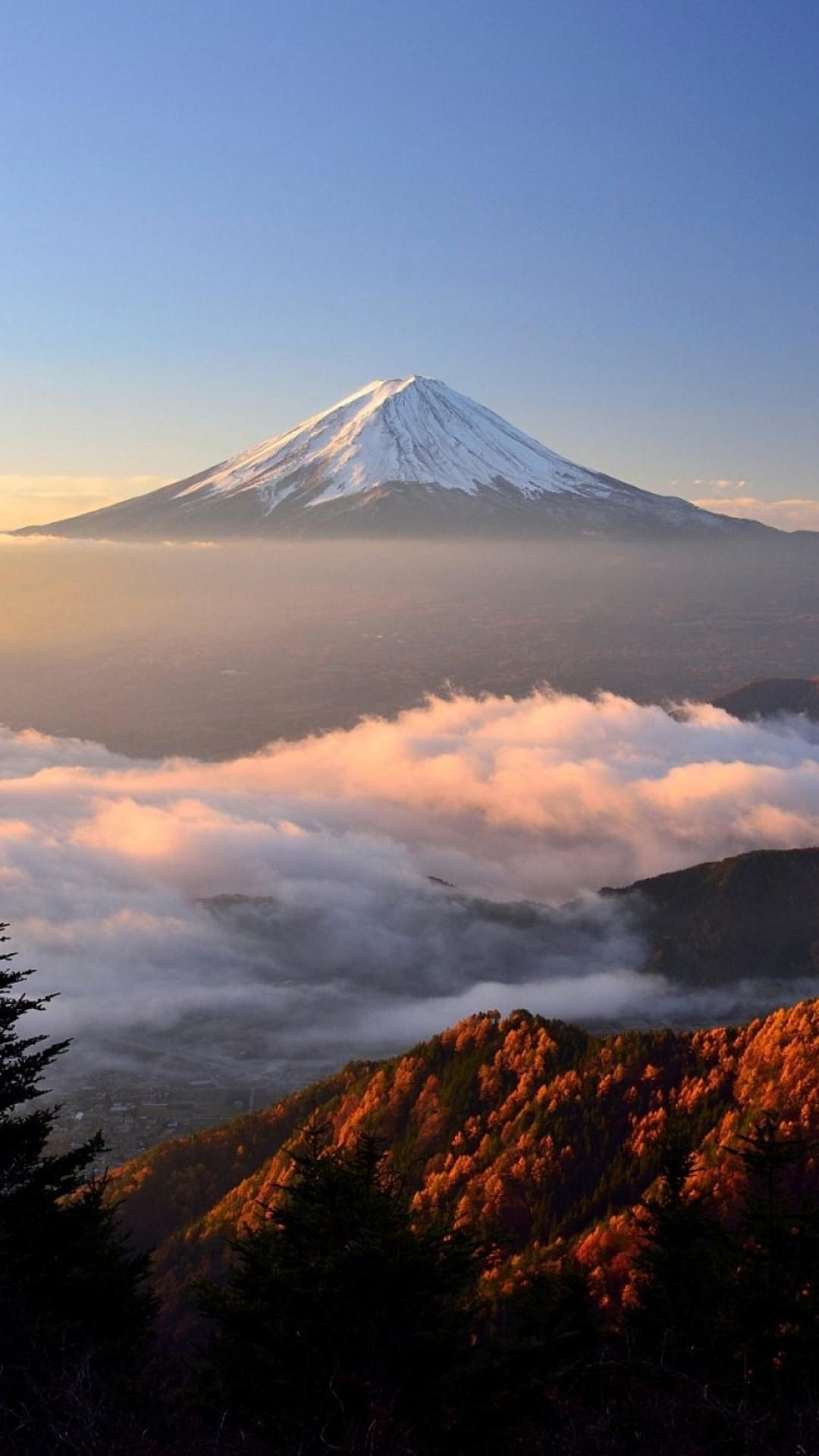 1080x1920 Mount Fuji Hd Qhd Wallpaper, Phone