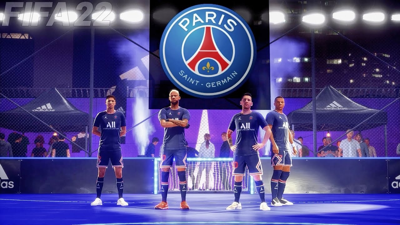 1280x720 FIFA 22 Saint Germain vs Spurs Feat. Mbappe, Messi, Neymar, Hakimi, Desktop