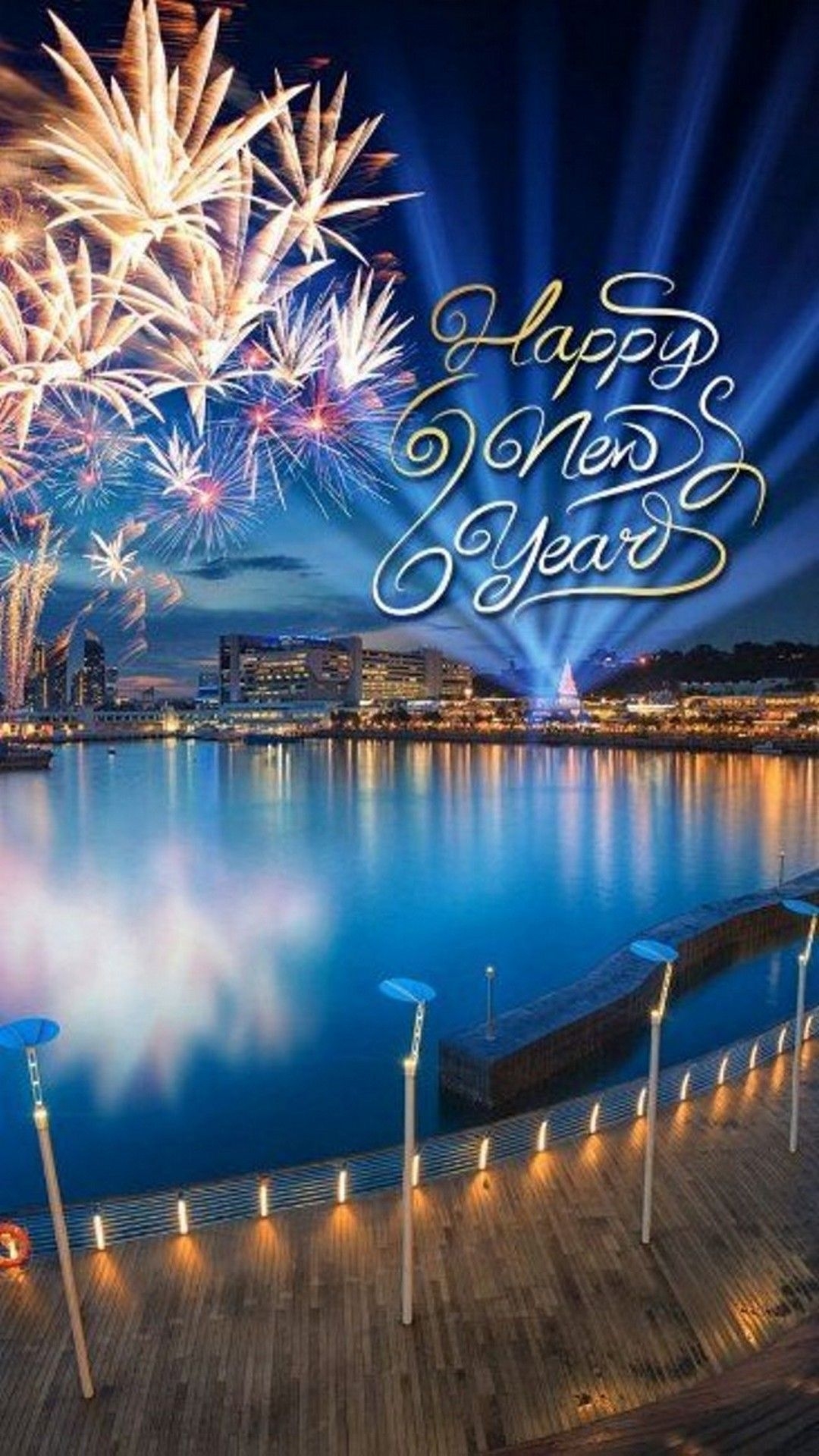 1080x1920 Happy New Year iPhone Wallpaper, Phone