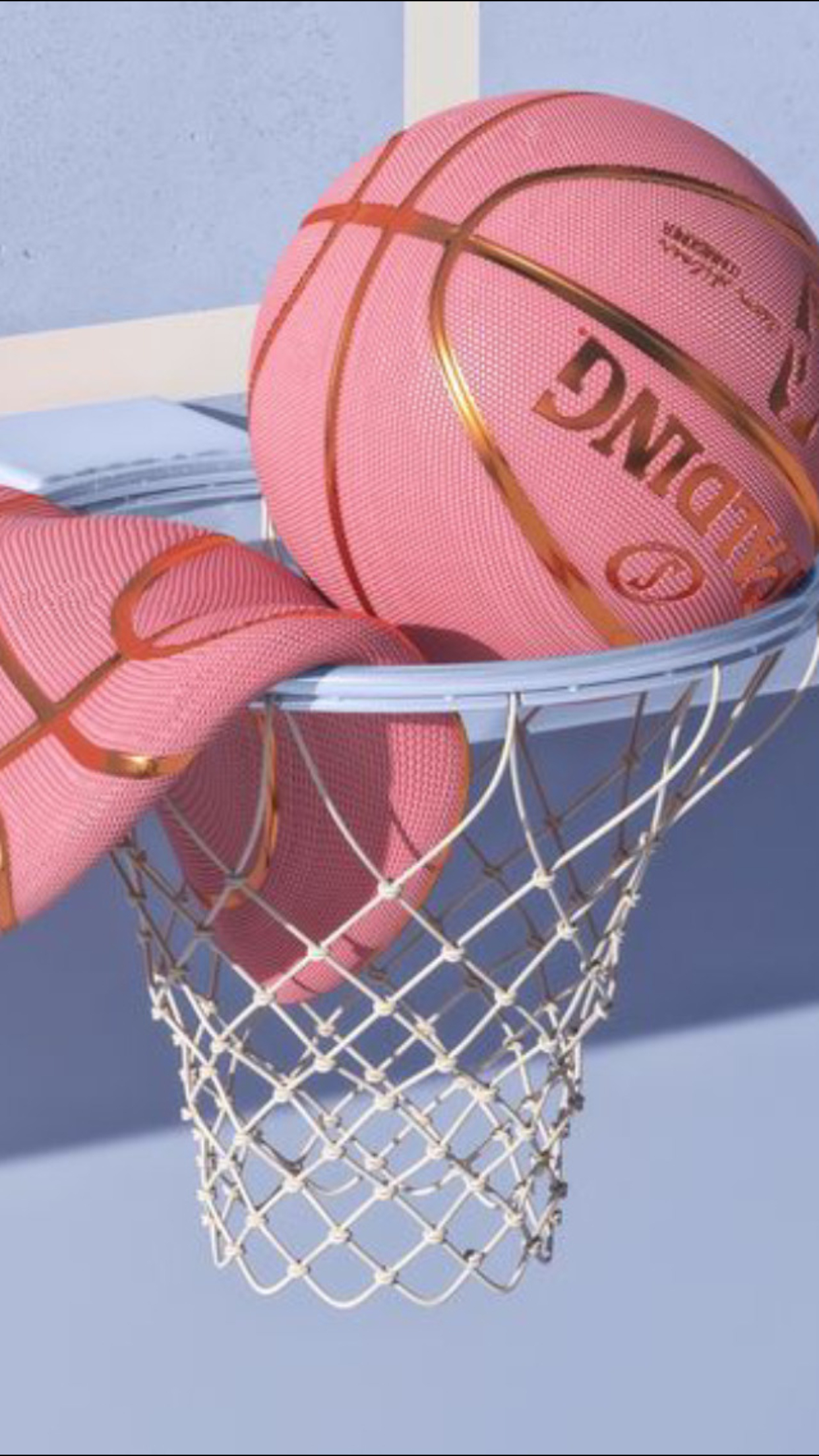 1250x2210 Pastel Aesthetic. Pink basketball, Pastel aesthetic, Pink, Phone