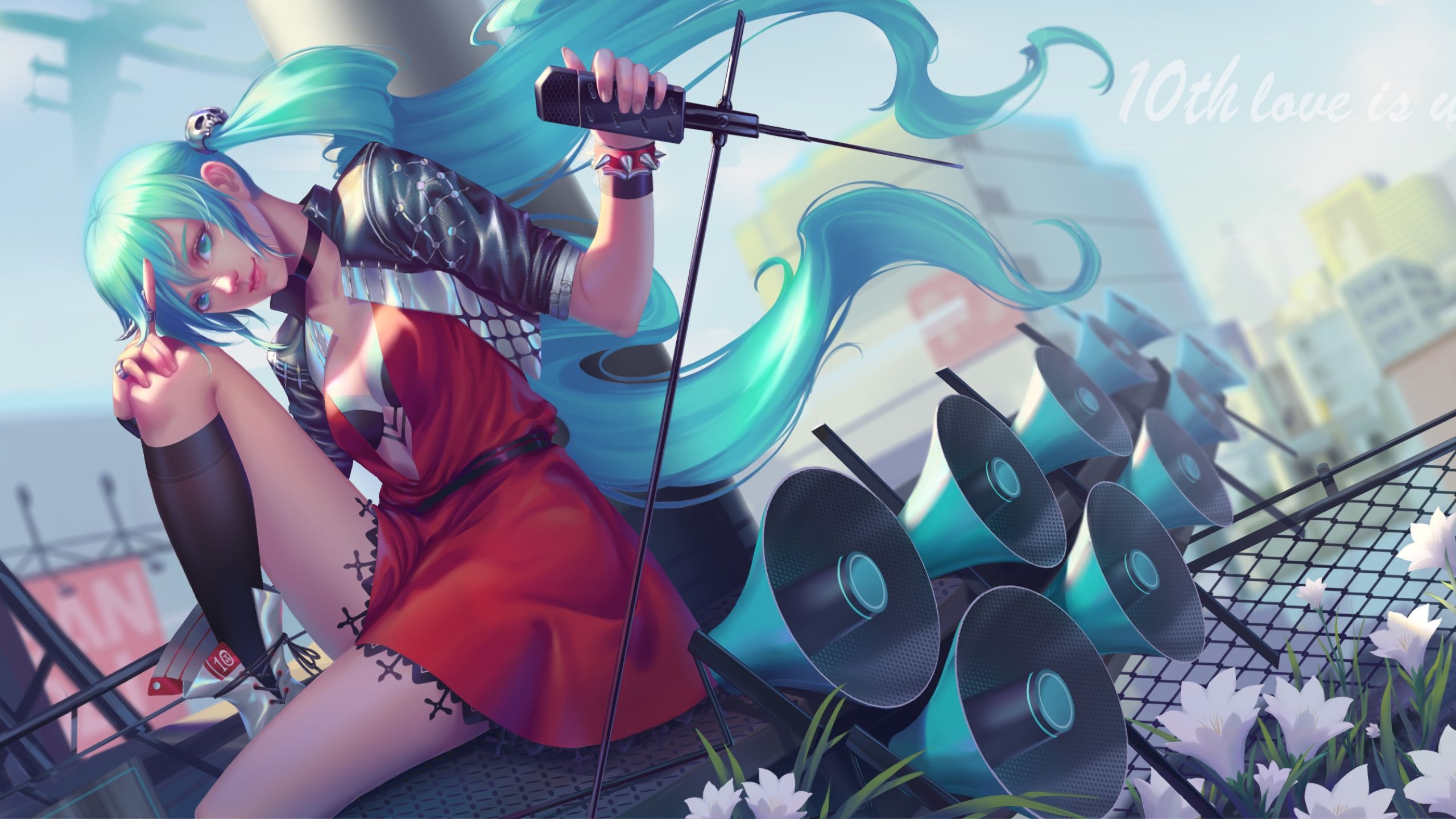 2560x1440 Anime Vocaloid Hatsune Miku Rt 1440P Resolution HD 4k, Desktop