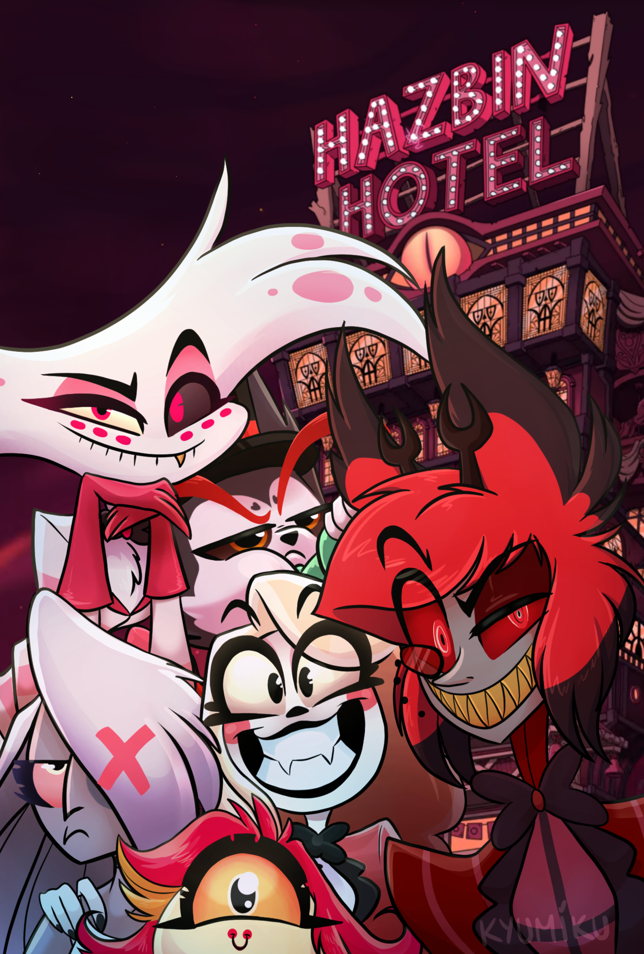 1280x1900 Angel dust. Hotel art, Hotel, Vivziepop, Phone