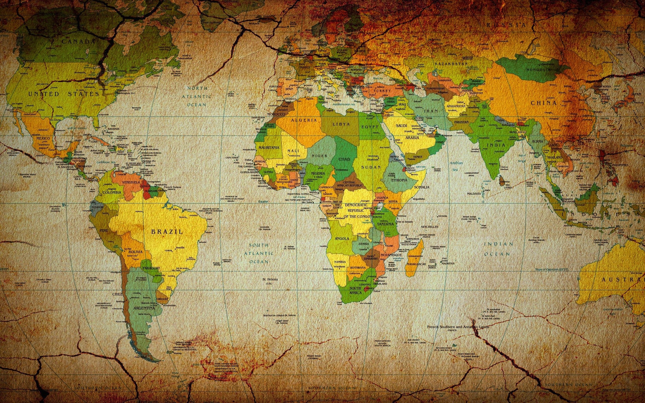 2560x1600 World Map Wallpaper HD HD Wallpaper, Desktop