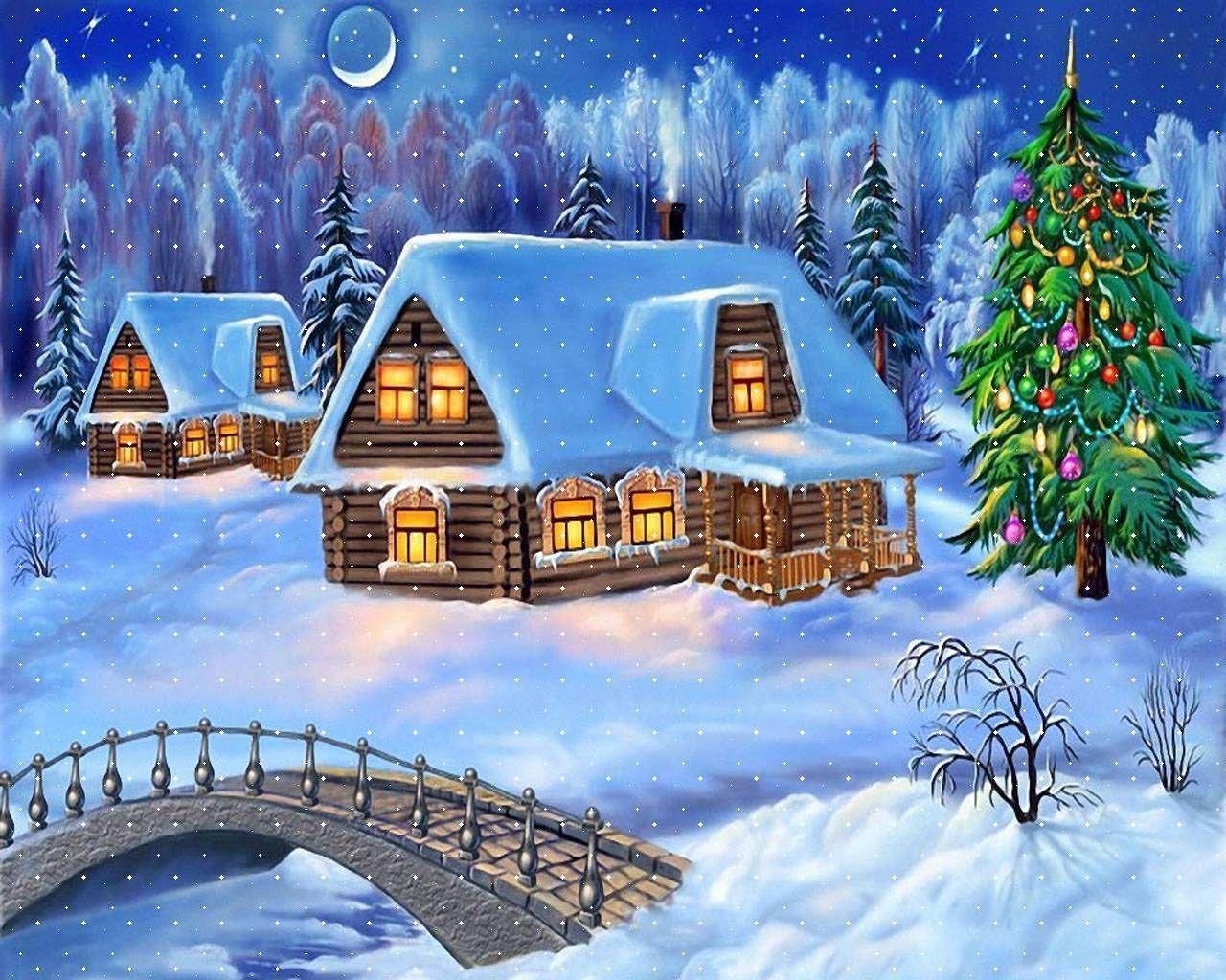 1280x1030 Xmas Stuff For > Christmas Village Wallpaper, Desktop