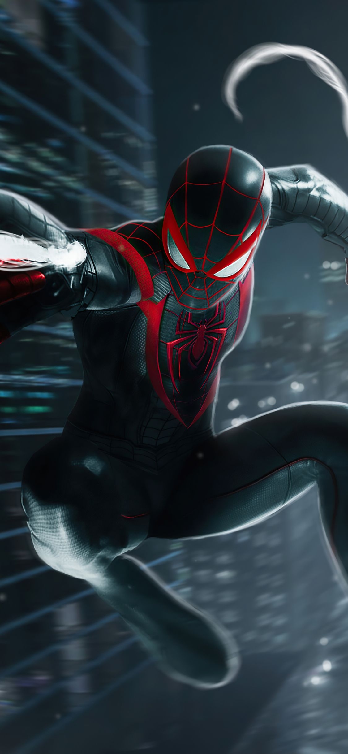 1130x2440 Spider Man Miles Morales Ps5 HD Wallpaper, Phone