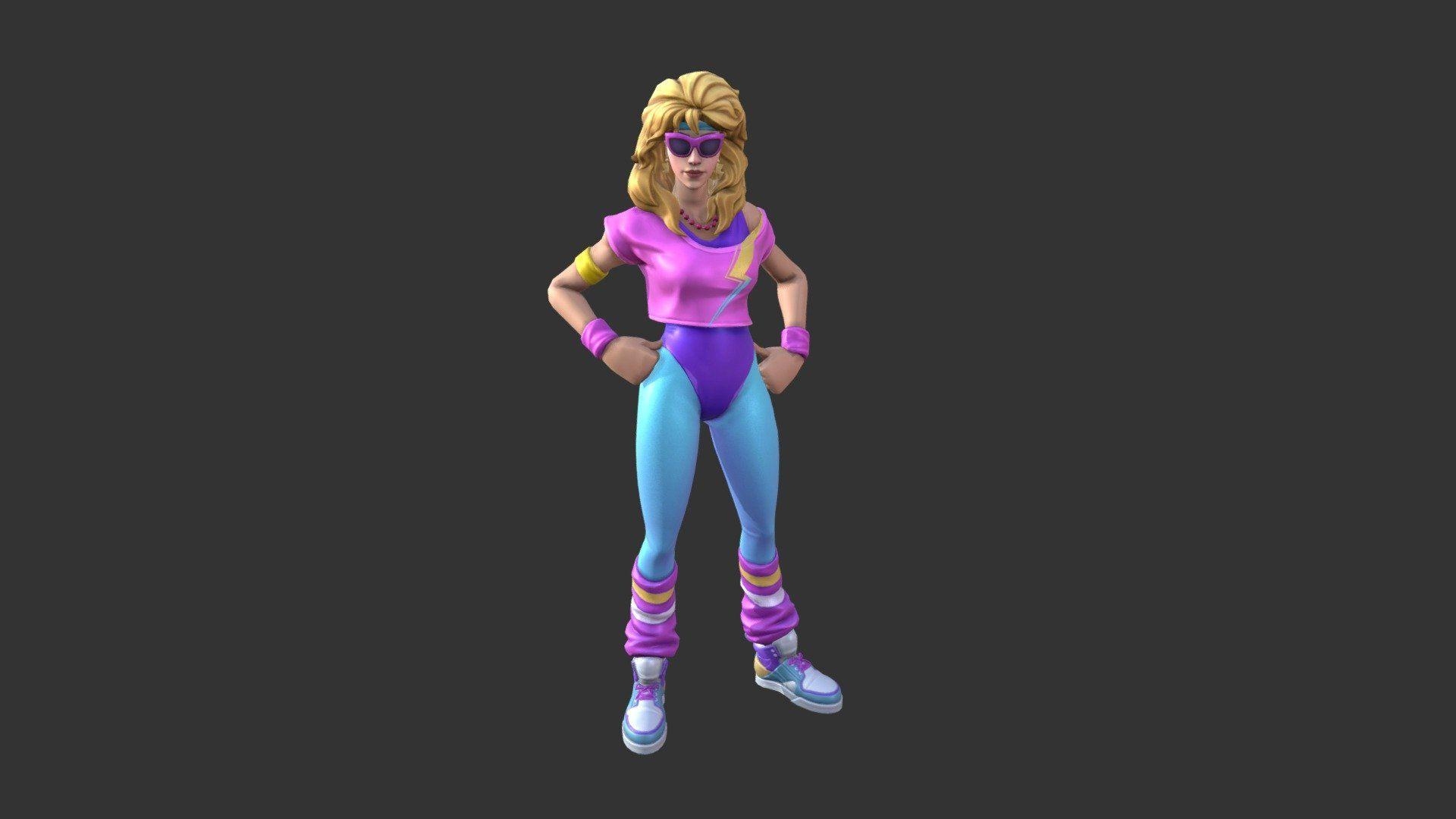 1920x1080 Aerobic Assassin Outfit model, Desktop