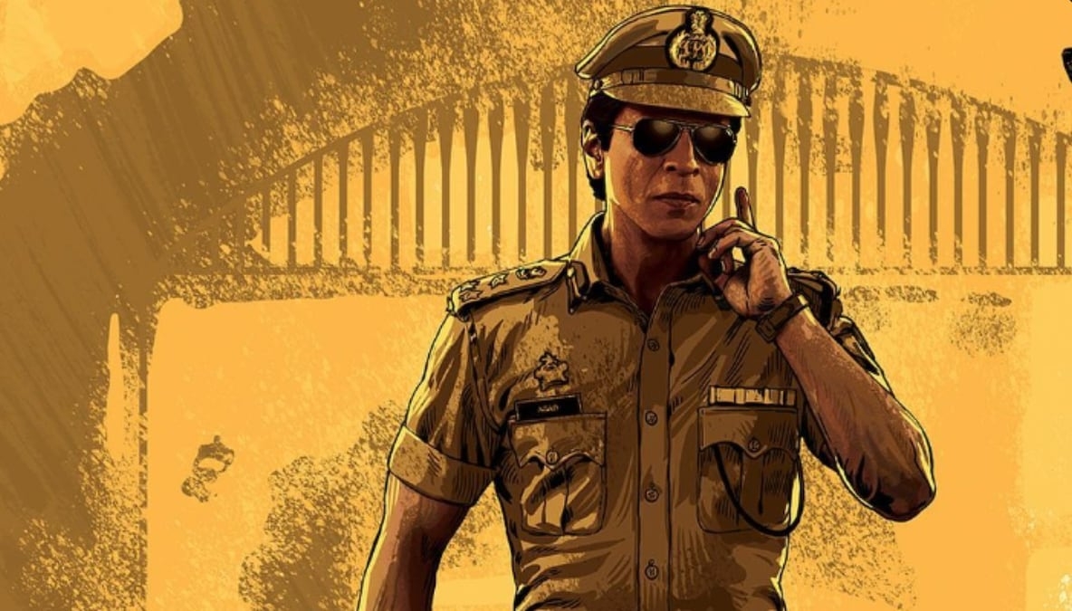 1190x680 Jawan new poster: Shah Rukh Khan drops, Desktop