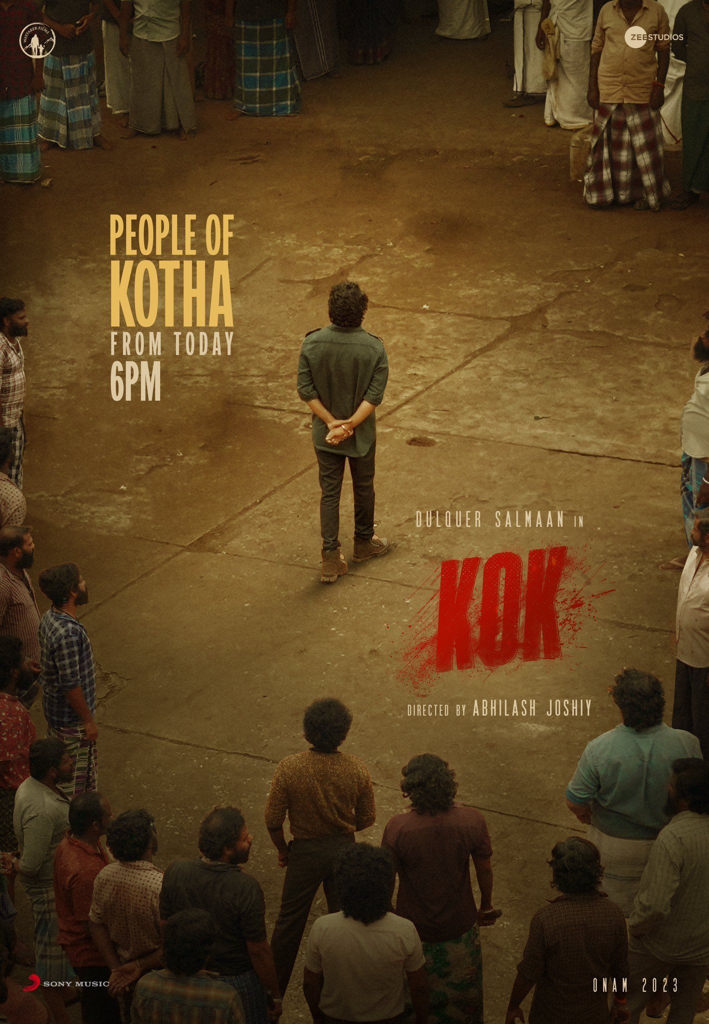 1420x2050 Dulquer Salmaan is a lone wolf in King of Kotha poster, Phone