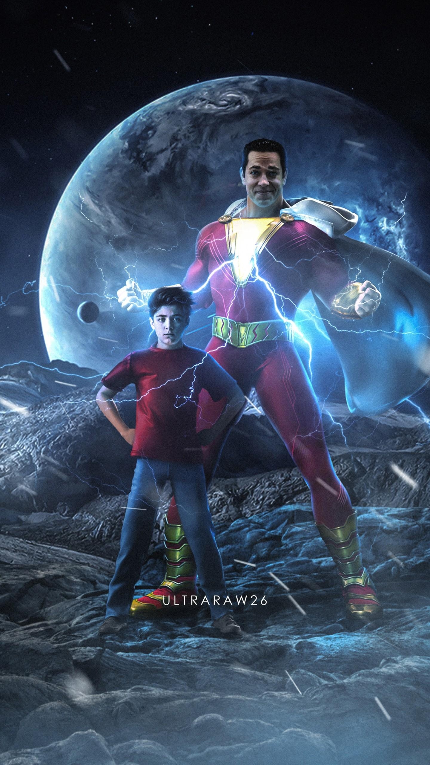 1440x2560 Shazam Movie Wallpaper, Phone