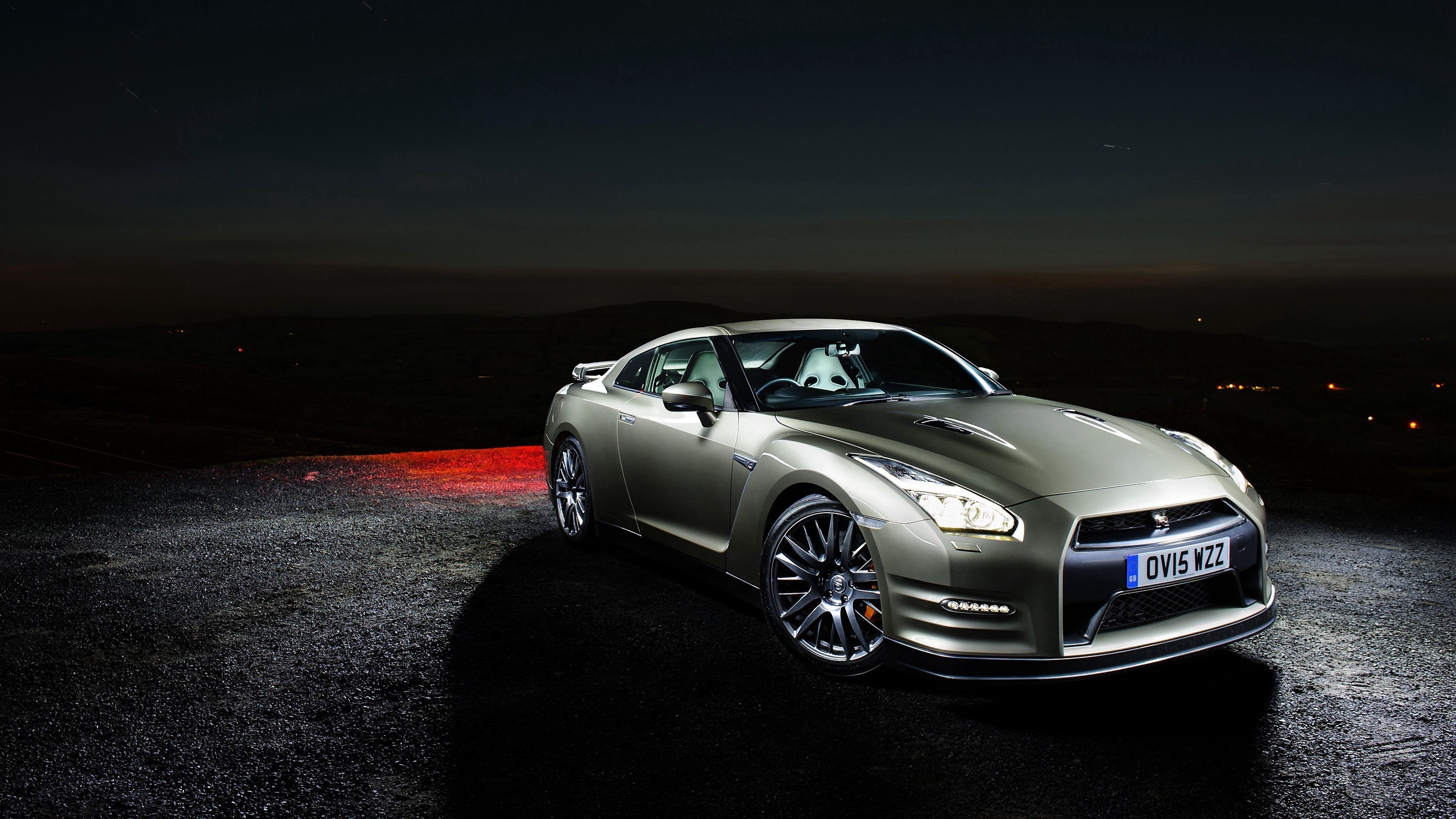 3840x2160 Nissan, Gt R, Side View, Night 4k Side View, Nissan, Gt R. Nissan Gt, Nissan, Nissan Gt R, Desktop