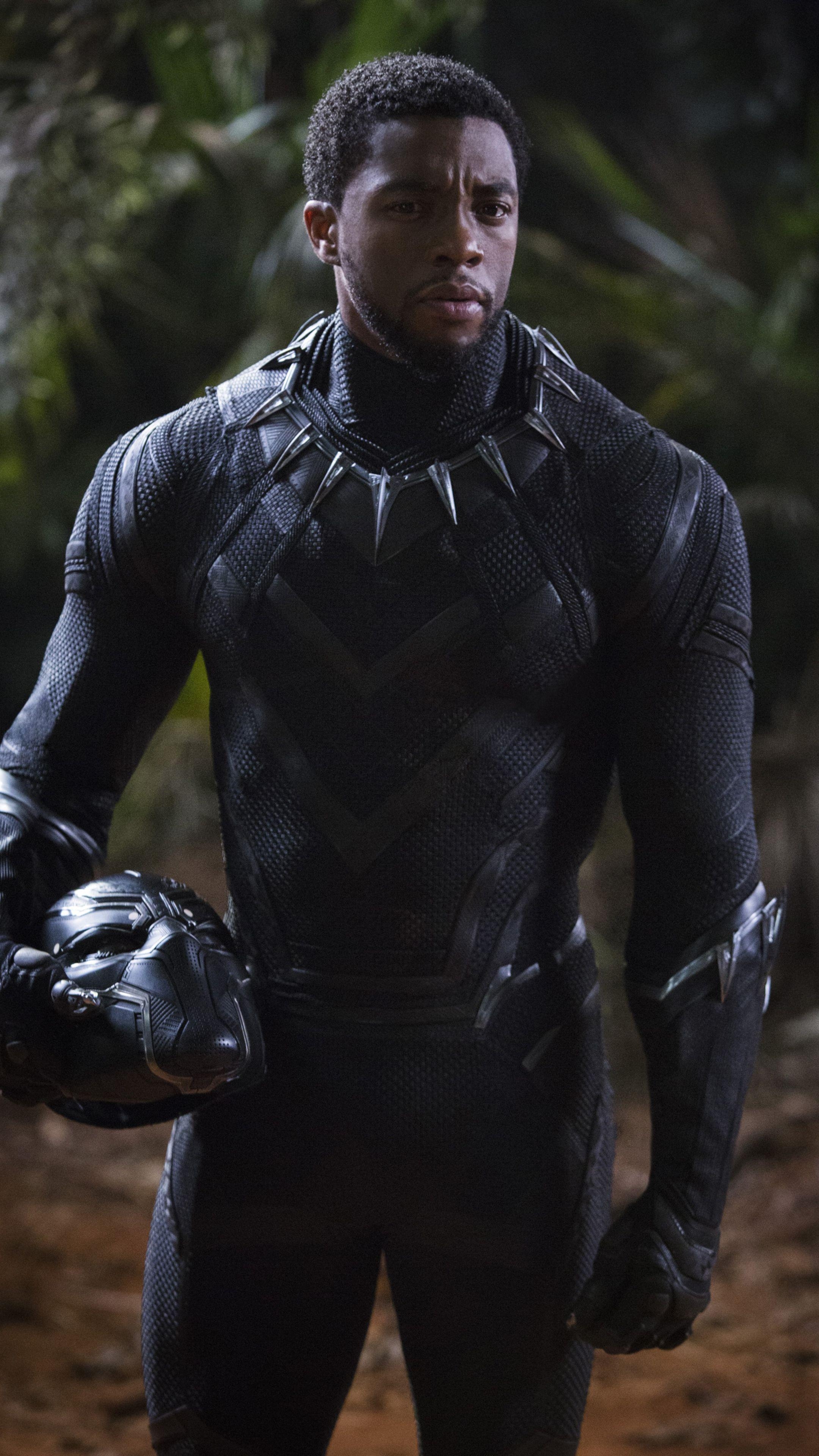 2160x3840 Chadwick Boseman Black Panther 4k 2018 Sony Xperia X, XZ, Phone