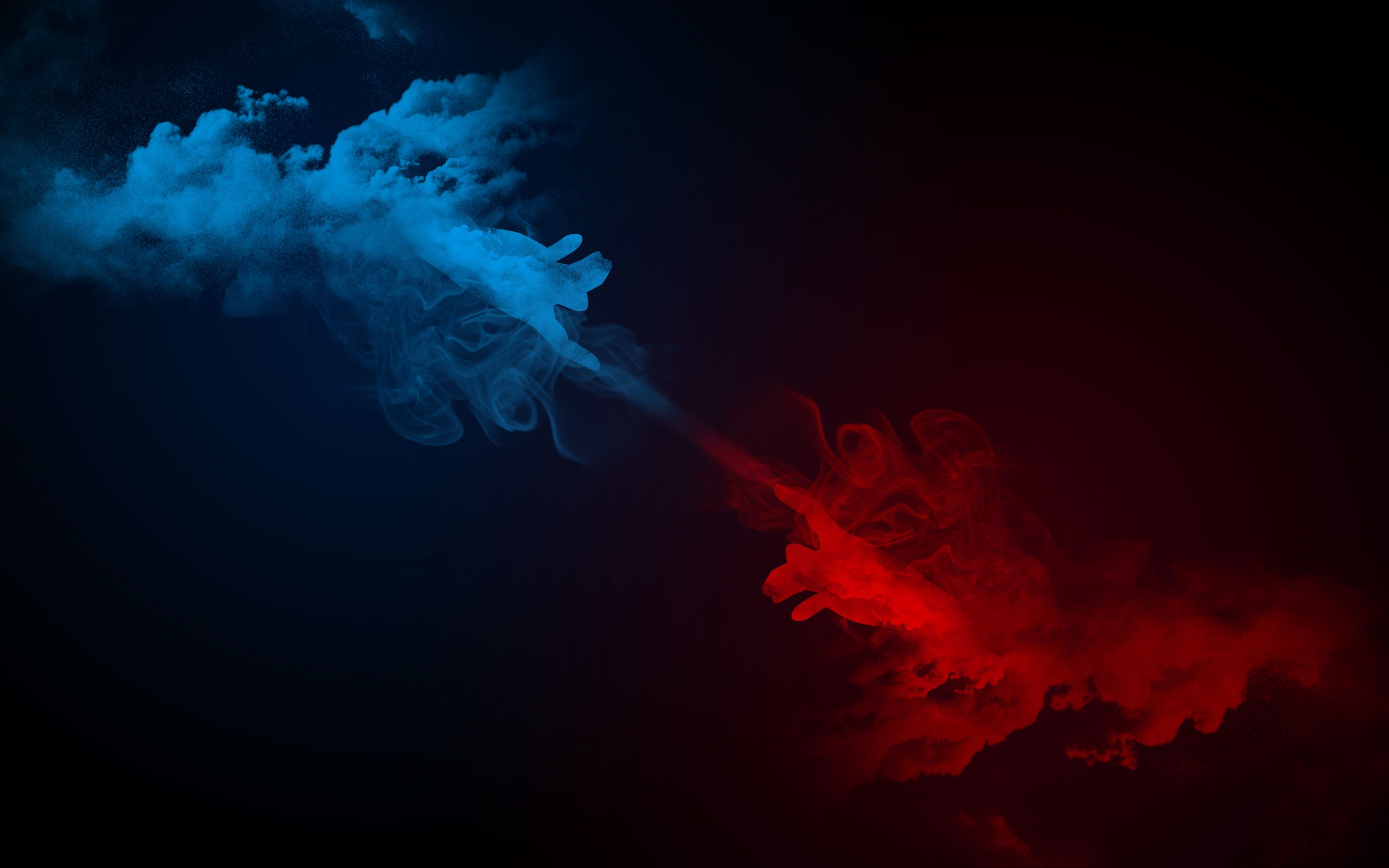 3840x2400 4k Wallpaper Red Smoke, Download Wallpaper, Desktop