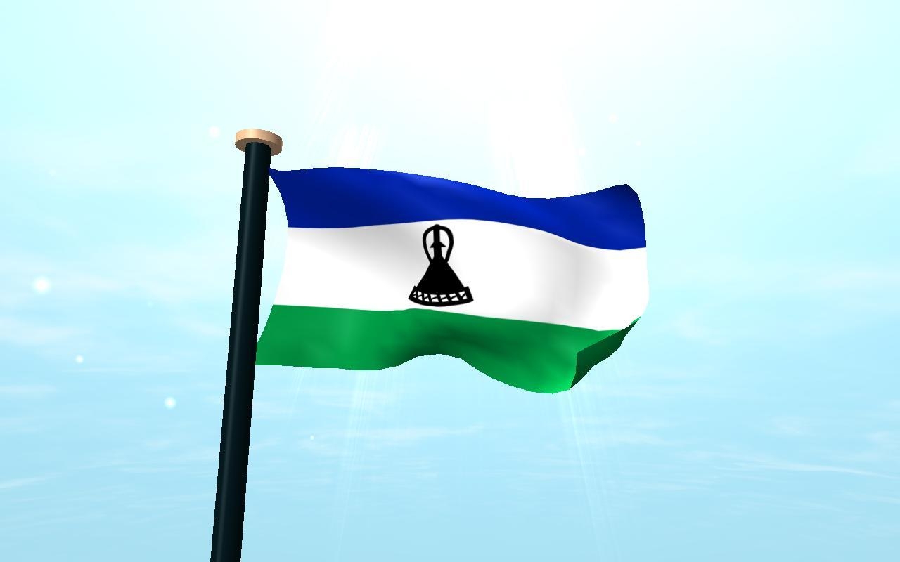 1280x800 Lesotho Flag 3D Free Wallpaper for Android, Desktop