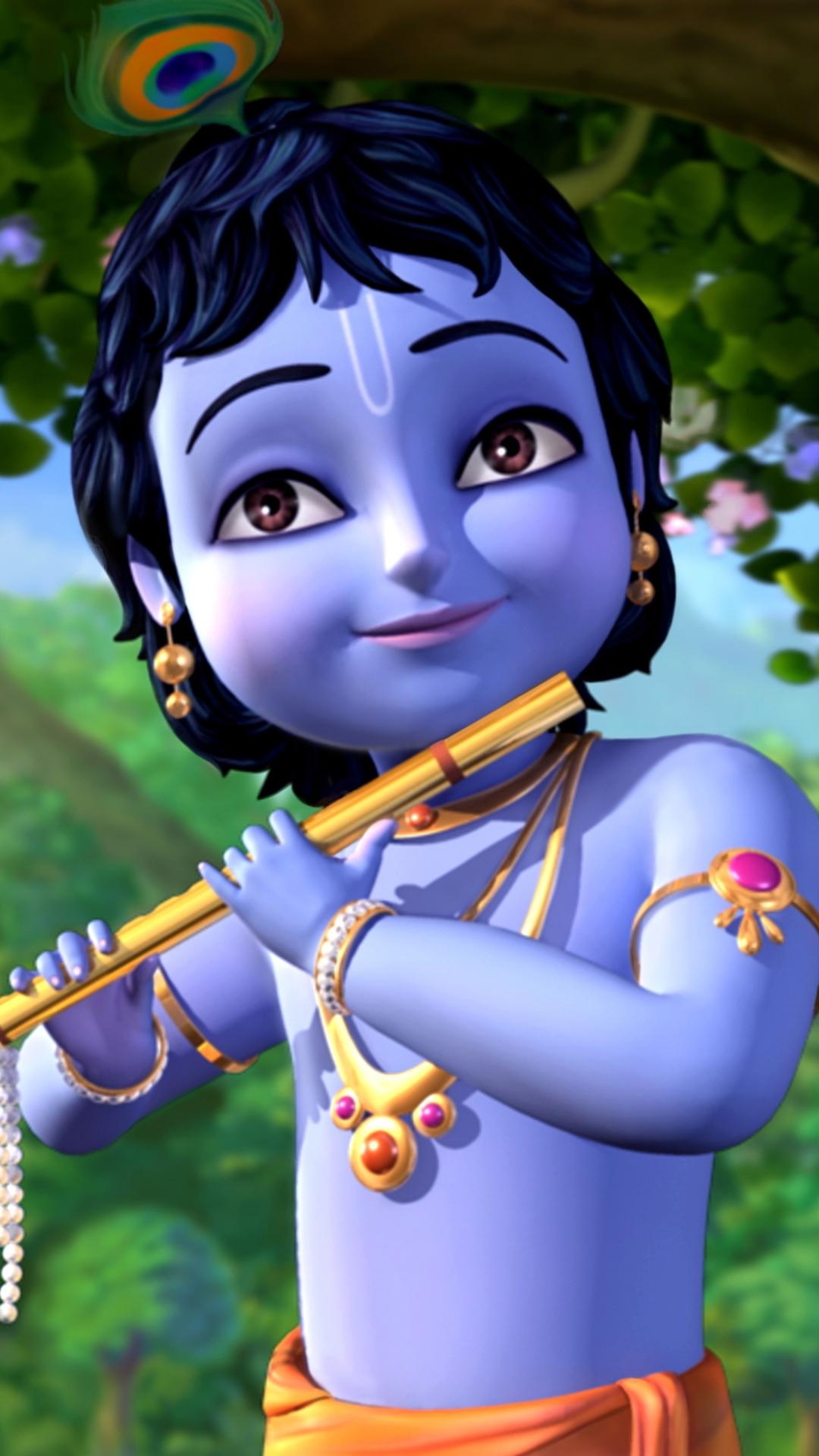 1080x1920 Little Krishna Samsung Galaxy J7 (720x1280) Wallpaper, Phone