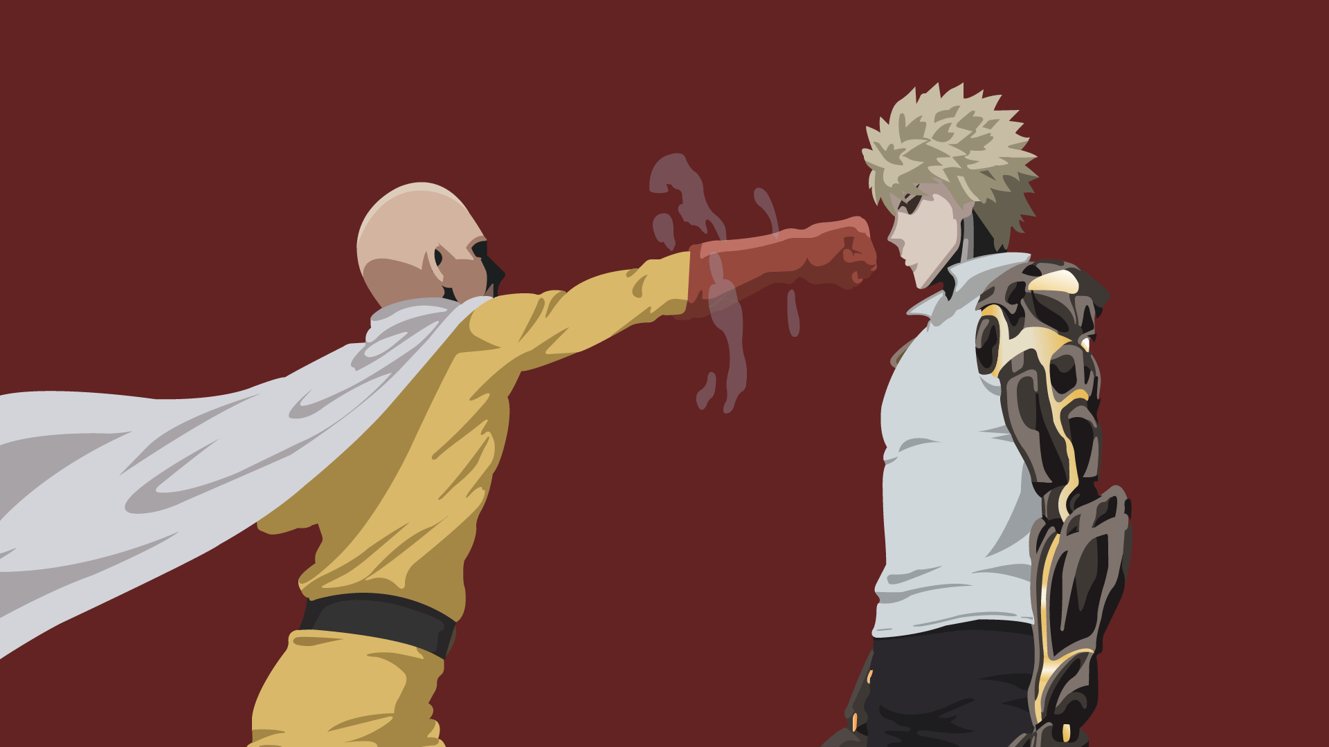 1920x1080 Saitama Vs. Genos [], Desktop